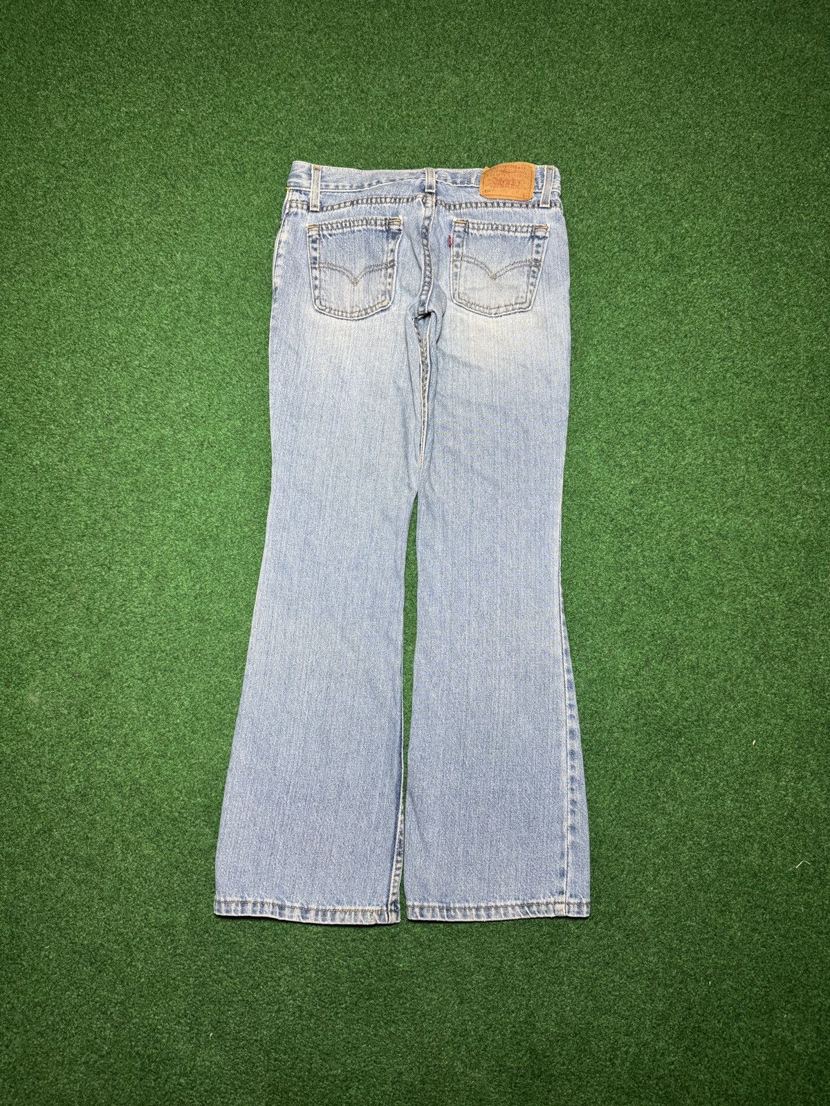 Levi's Vintage Clothing Vintage Levi’s 518 Super Low Rise Bootcut Flare 30x30 Jeans Size 30" / US 8 / IT 44 - 1 Thumbnail