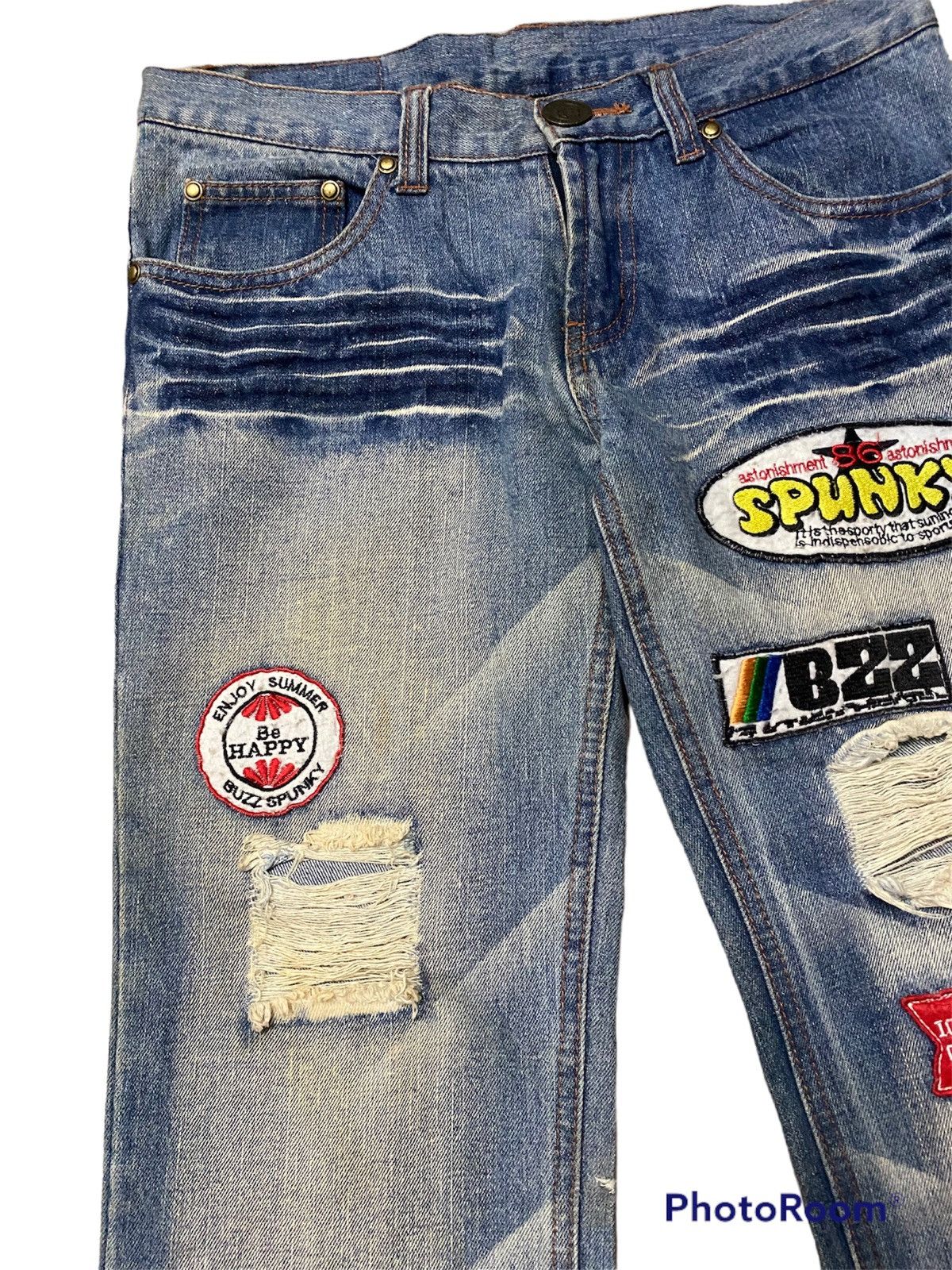 Hysteric Glamour × If Six Was Nine × Tornado Mart Flare Jeans Distressed Grunge Avantgarde Size US 32 / EU 48 - 6 Thumbnail