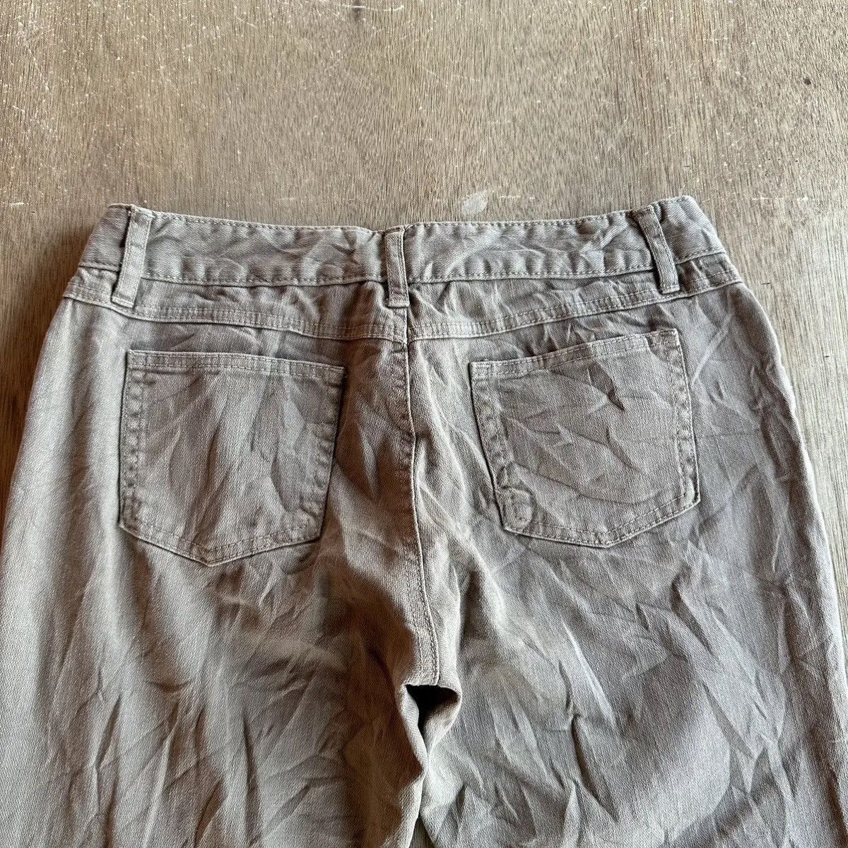 Japanese Brand × honeyee.com VINTAGE J-HONEY JEANS FLARE/BOOTCUT TROUSERS BLANK PANTS Size 29" - 11 Thumbnail