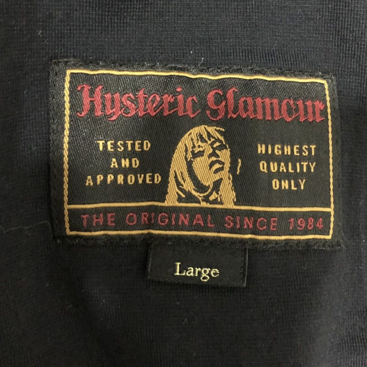 Hysteric Glamour Hysteric Glamour Black Nylon High Neck Button-Up Coat Size L Size US L / EU 52-54 / 3 - 14 Thumbnail