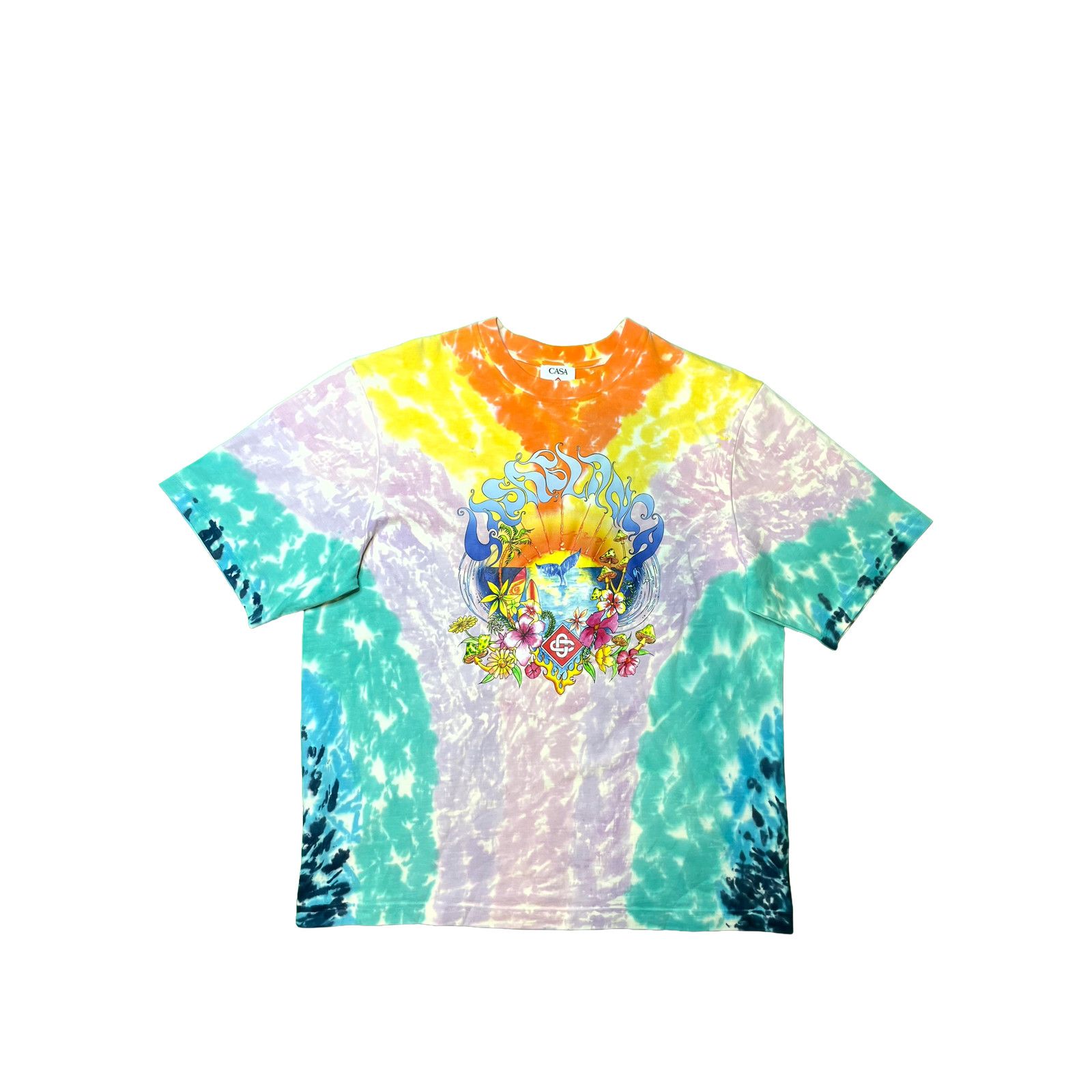 Casablanca Casablanca Surf Trip Tie Dye Multicolor Tee Size US L / EU 52-54 / 3 - 1 Thumbnail