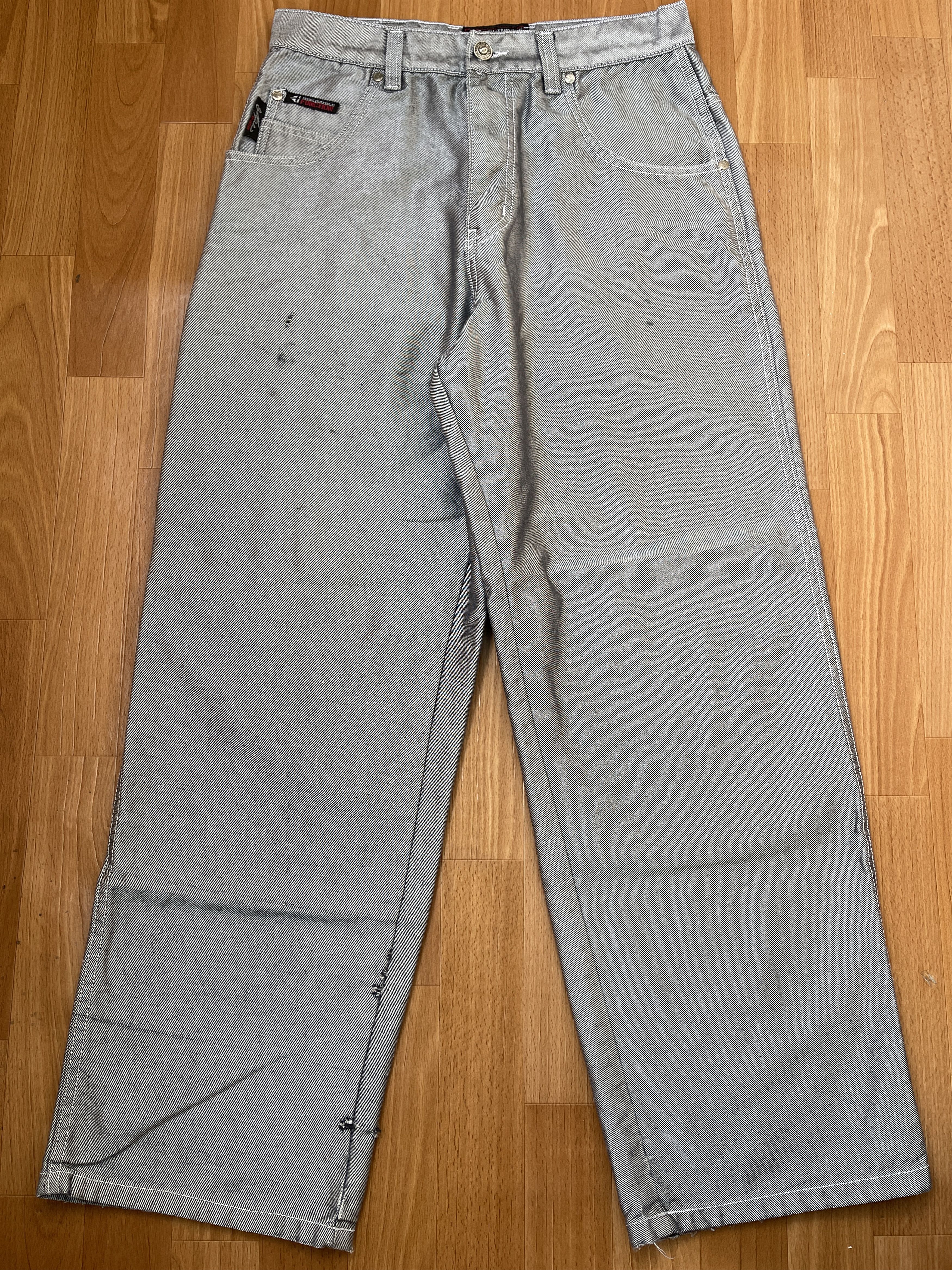 Southpole Southpole jeans, shiny gray silver vintage baggy, 90s Y2K 30 Size US 30 / EU 46 - 2 Thumbnail