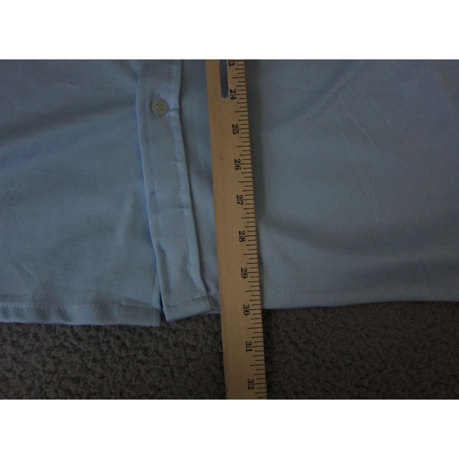 Arrow VINTAGE Arrow Shirt Adult L Blue 60s 70s Plaid Button-Up Mens Size US L / EU 52-54 / 3 - 7 Thumbnail