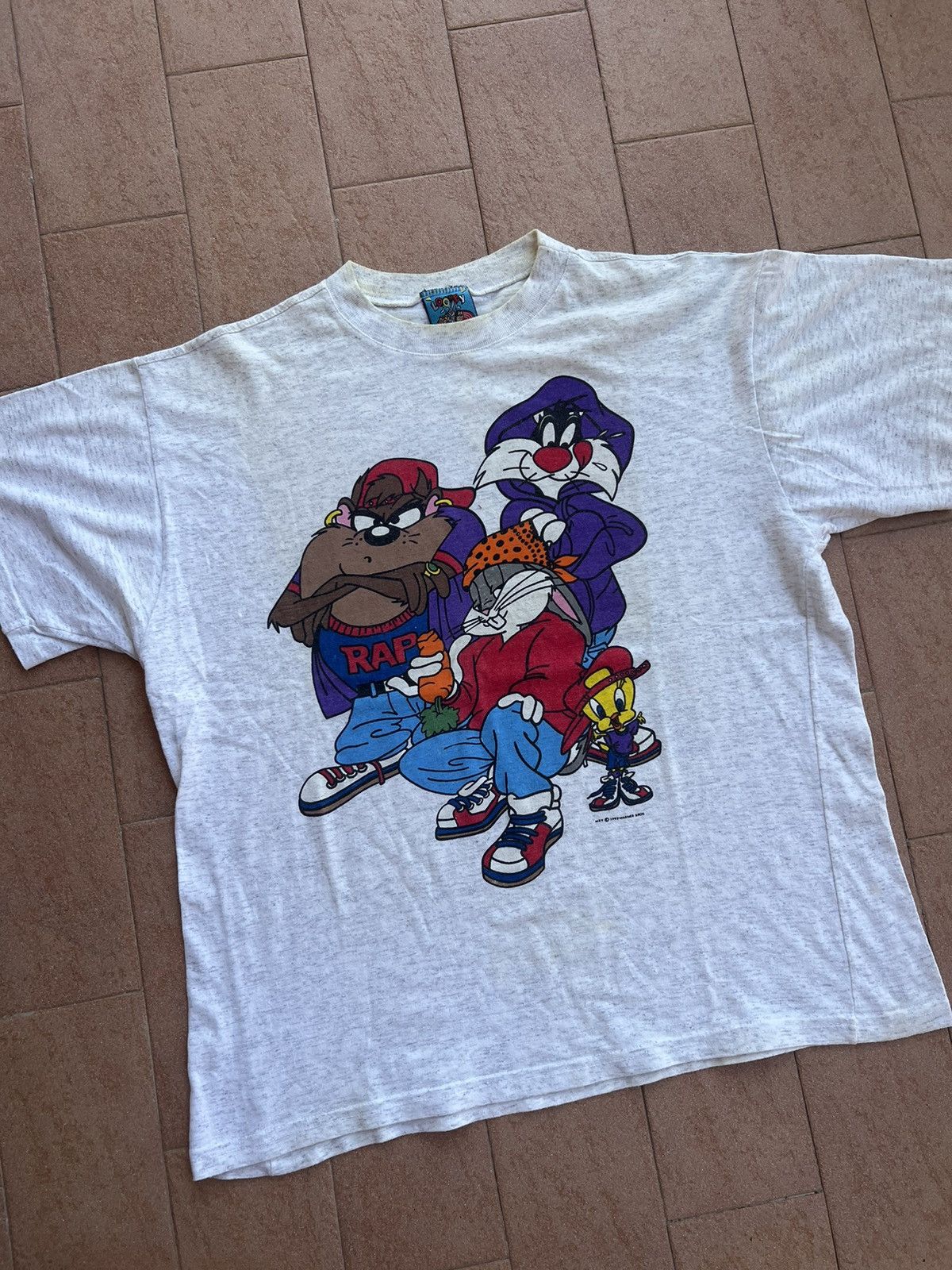 Cartoon Network × Vintage × Warner Bros Vintage 1993 Hip Hop Freeze Looney Tunes Bugs Bunny Size US L / EU 52-54 / 3 - 2 Thumbnail
