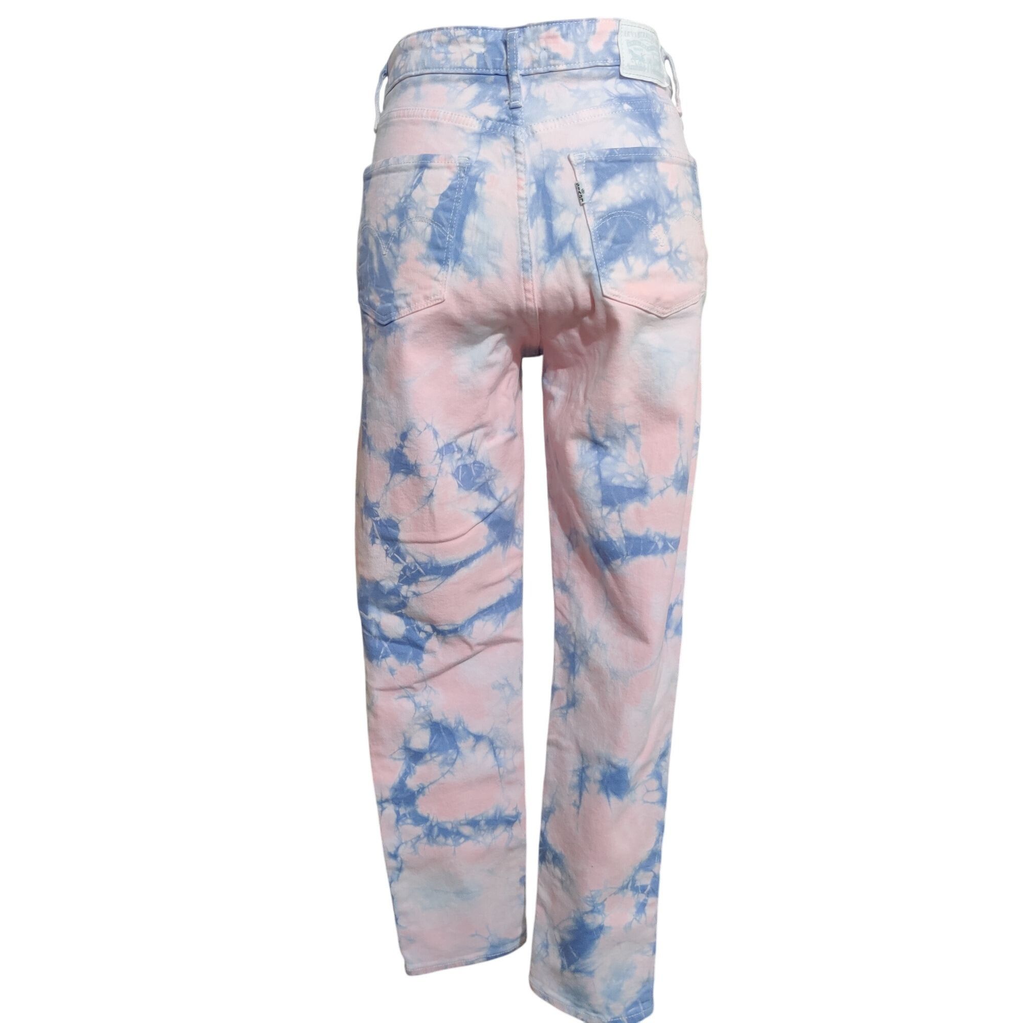 Levi's Levis Womens 721 High Rise Skinny Ankle Jeans Tie Dye Denim Size 30" / US 8 / IT 44 - 4 Thumbnail