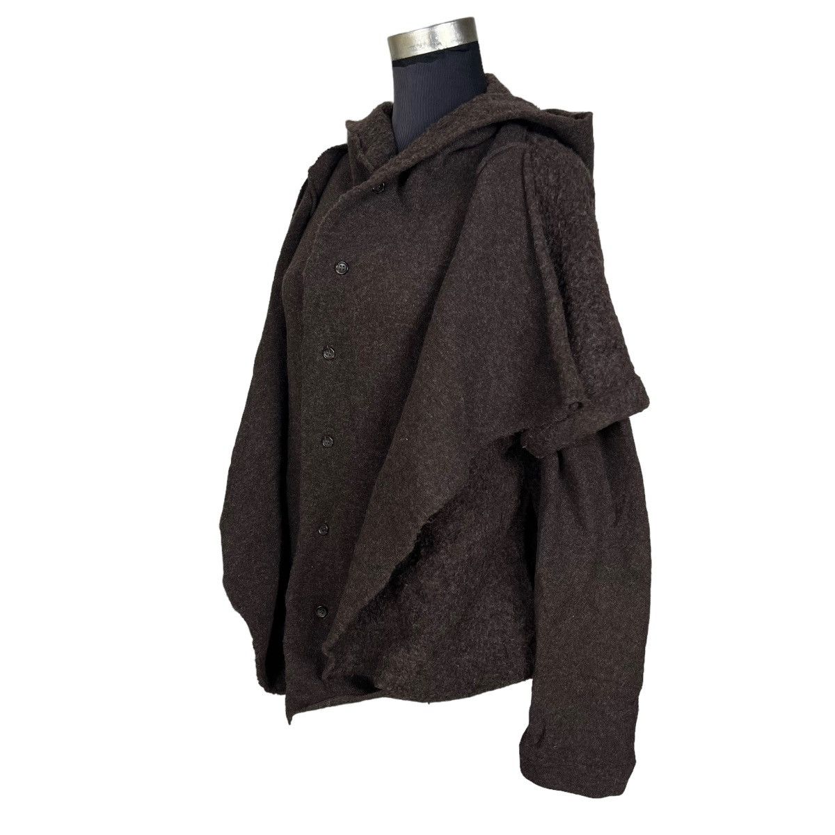 Y's Yohji Yamamoto Y’s Asymmetric Cloak Coat Jacket Woman Coat Size L / US 10 / IT 46 - 9 Thumbnail