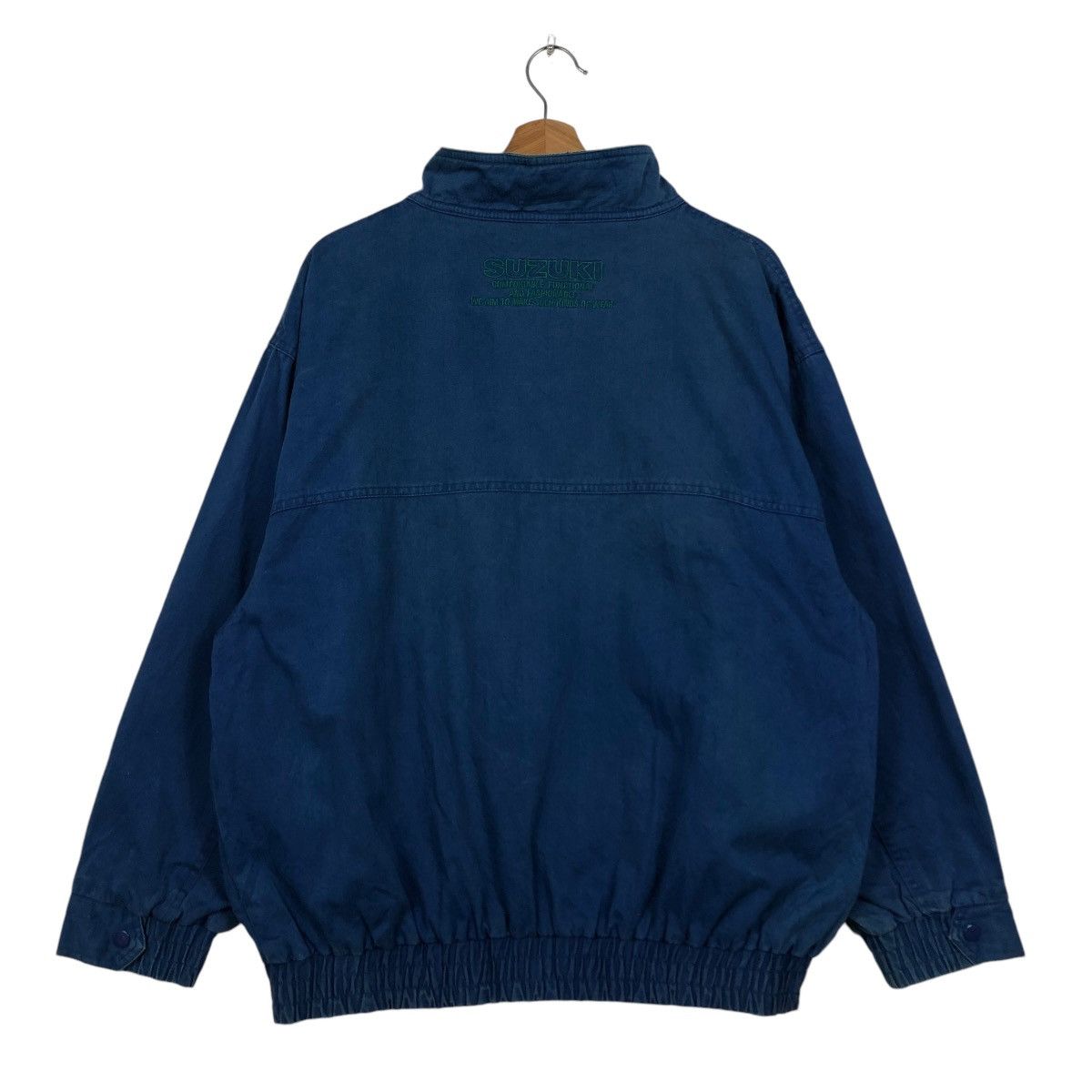 Japanese Brand 🔥VINTAGE BOMBER JACKET SUZUKI BIG LOGO SPELL OUT Size US L / EU 52-54 / 3 - 10 Thumbnail