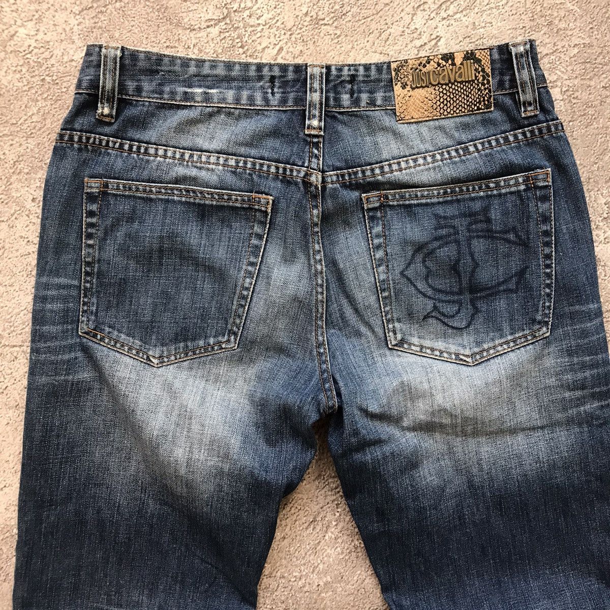 Vintage Vintage 90s Just Cavalli Distressed Baggy Jeans Streetwear 3 Size US 32 / EU 48 - 8 Thumbnail