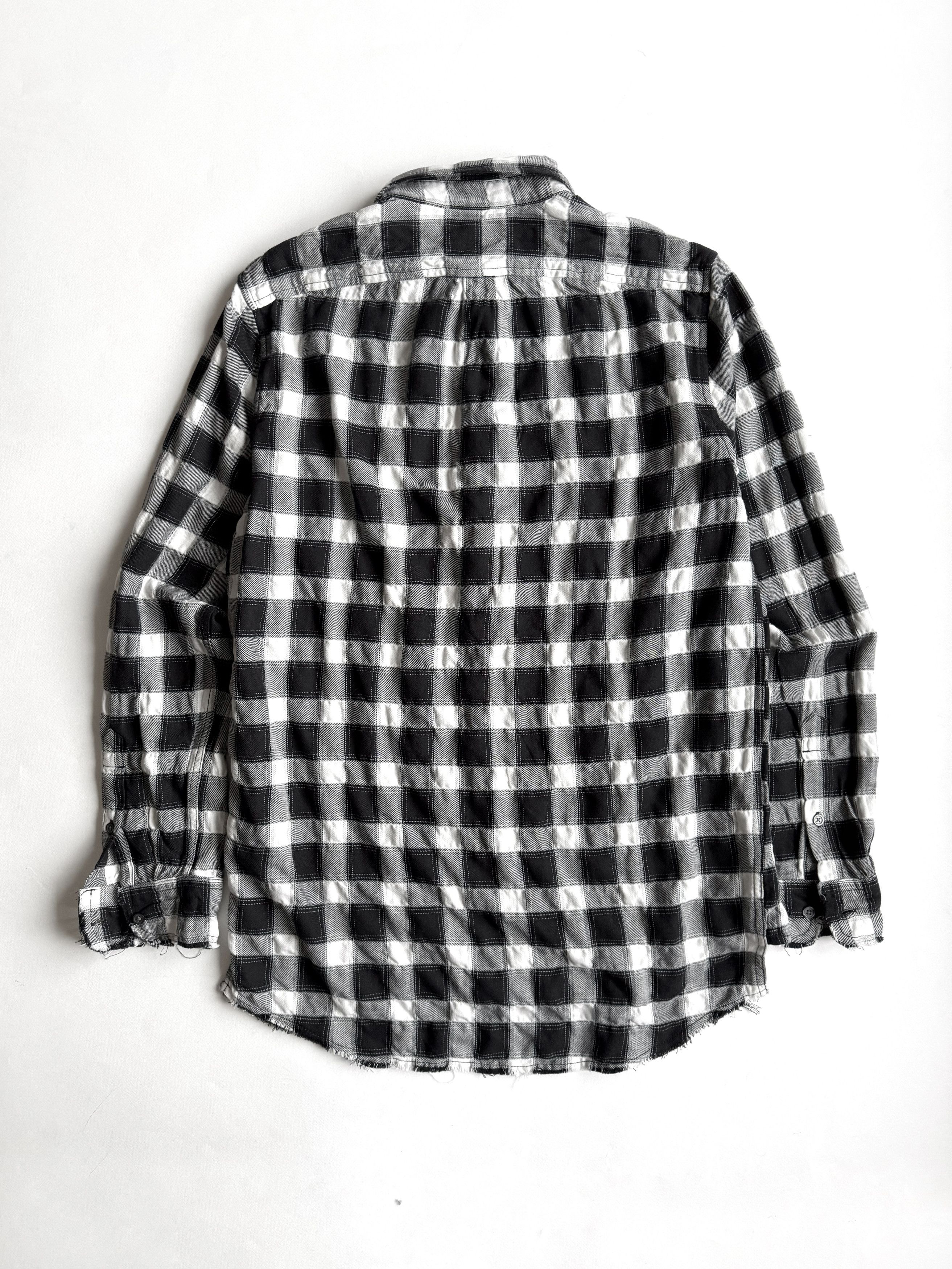 Diesel Men's Diesel Raw Distressed Hems Check Shirt (M) Size US M / EU 48-50 / 2 - 8 Thumbnail