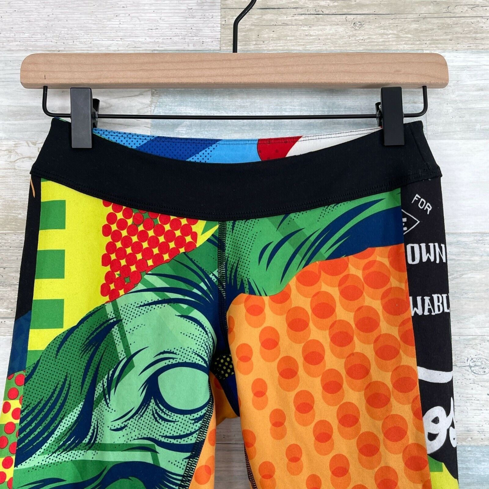 Reebok Reebok CrossFit Colorful Graphic Leggings Orange Womens XS Size 25" / US 0 / IT 36 - 2 Thumbnail