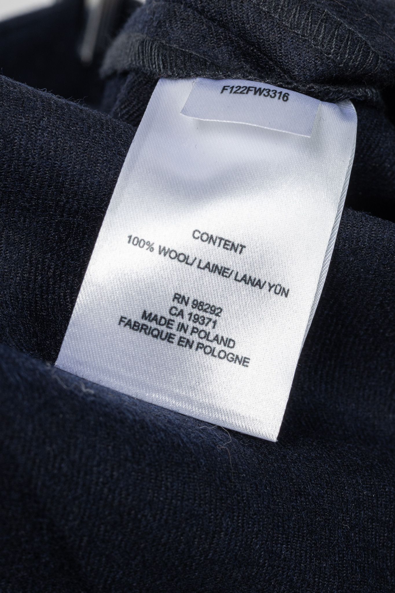 Tibi Tibi Murray Navy Superfine Wool Flannel Trouser Size 27" / US 4 / IT 40 - 9 Thumbnail