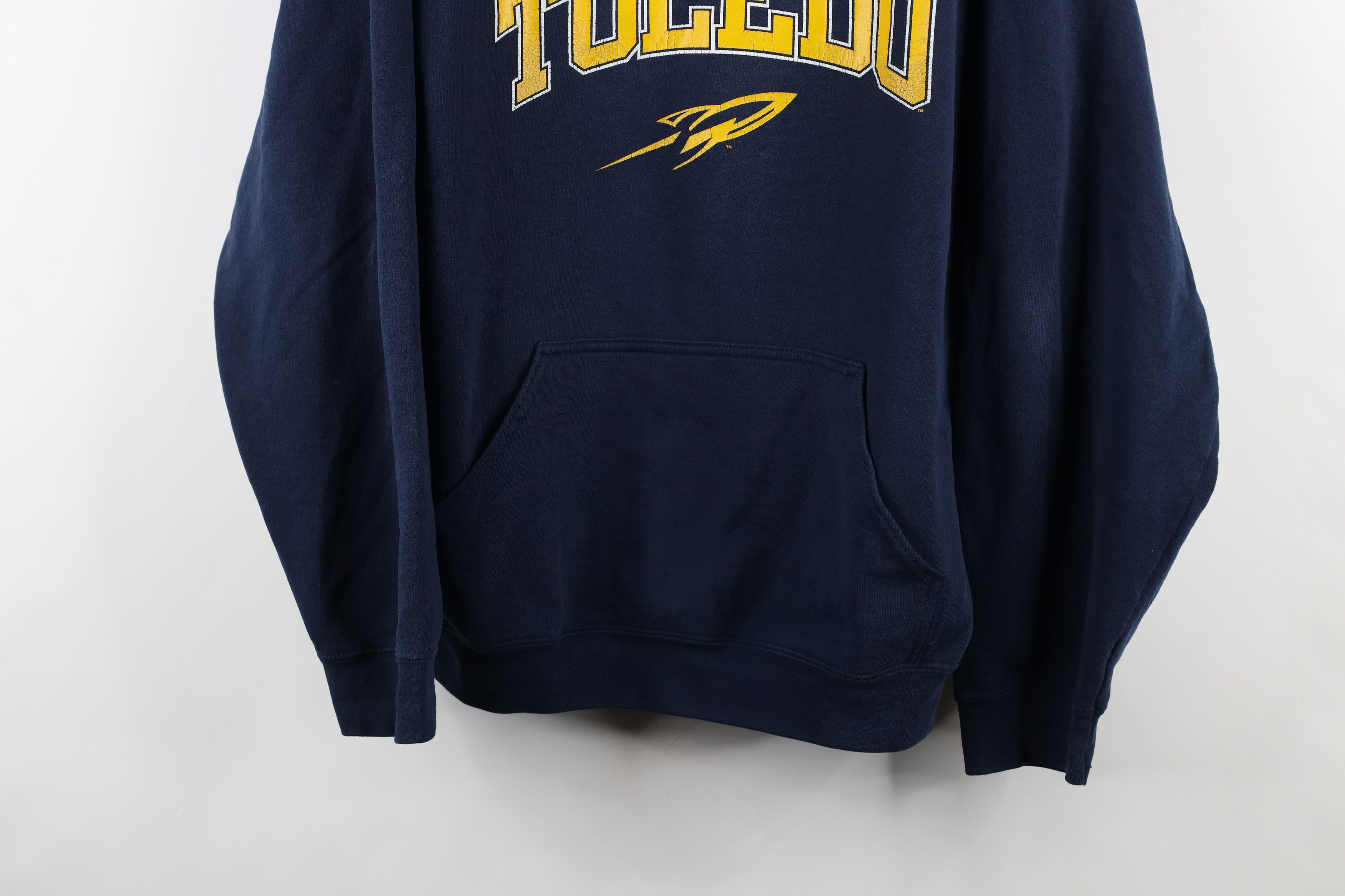 Vintage Vintage 90s Y2K Spell University of Toledo Rockets Hoodie Size US L / EU 52-54 / 3 - 3 Thumbnail