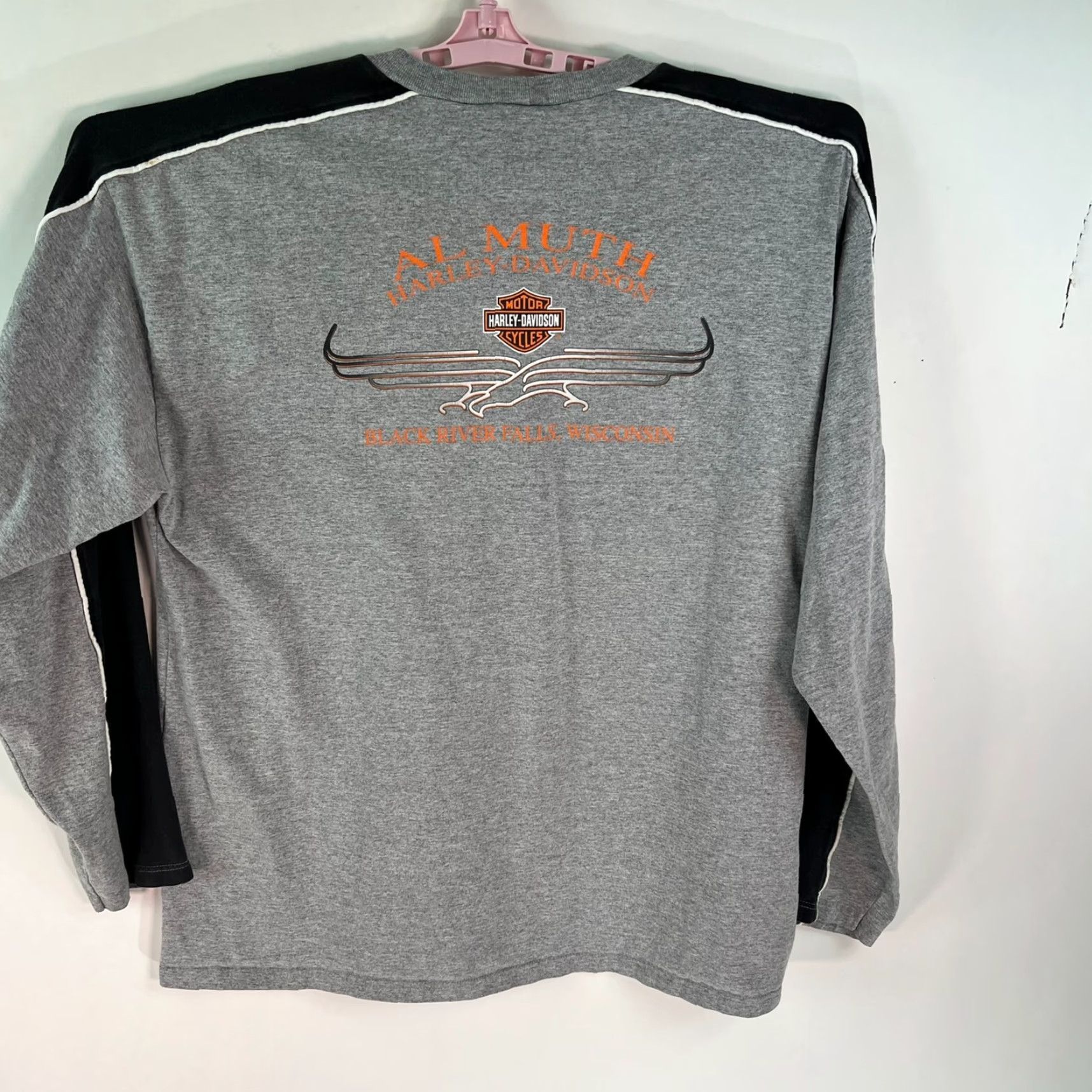 Harley Davidson Vintage Harley-Davidson T-Shirt Men XL Gray Motorcycle Graphic 2002 Retro Short Sleeve Size US XL / EU 56 / 4 - 6 Thumbnail