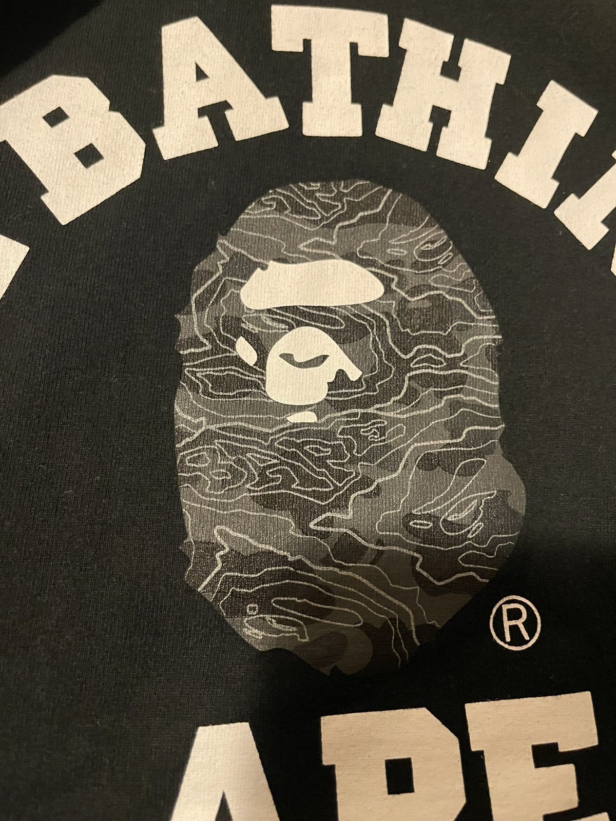 Bape Bape SS23 Collegiate Logo Tee Maze Camo Size US XL / EU 56 / 4 - 2 Thumbnail