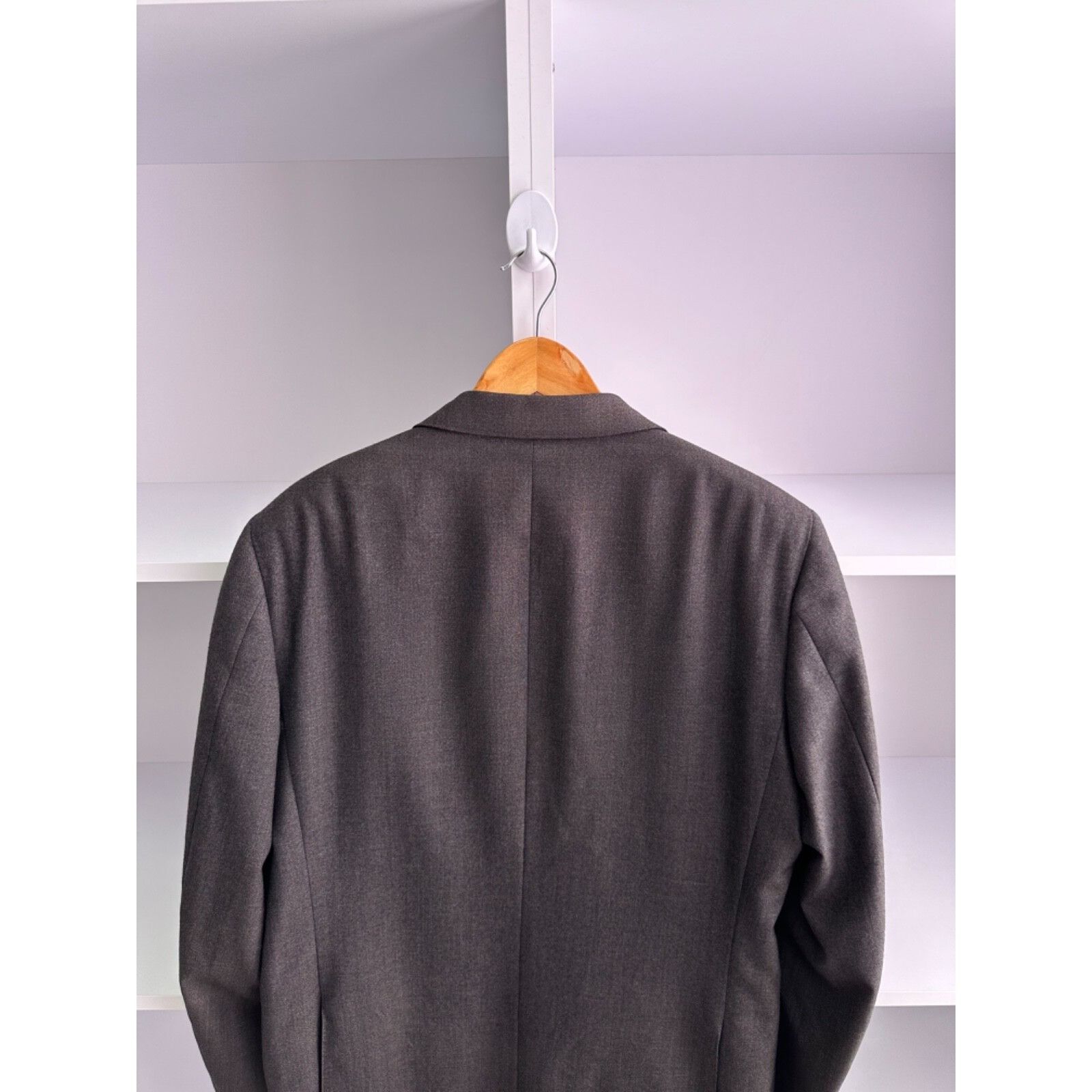 Canali VTG Canali Di Marino Home Dark Grey 2 Button Wool Coat Jacke Size US L / EU 52-54 / 3 - 15 Thumbnail