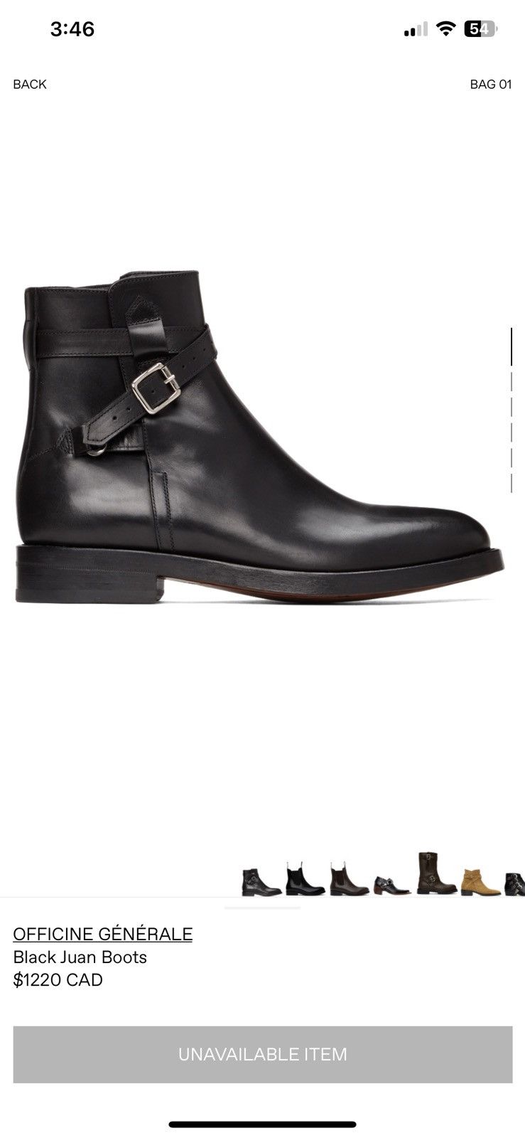 Officine Generale Officine Generale Black Juan Chelsea Boots. Buckle strap Size US 9 / EU 42 - 3 Thumbnail