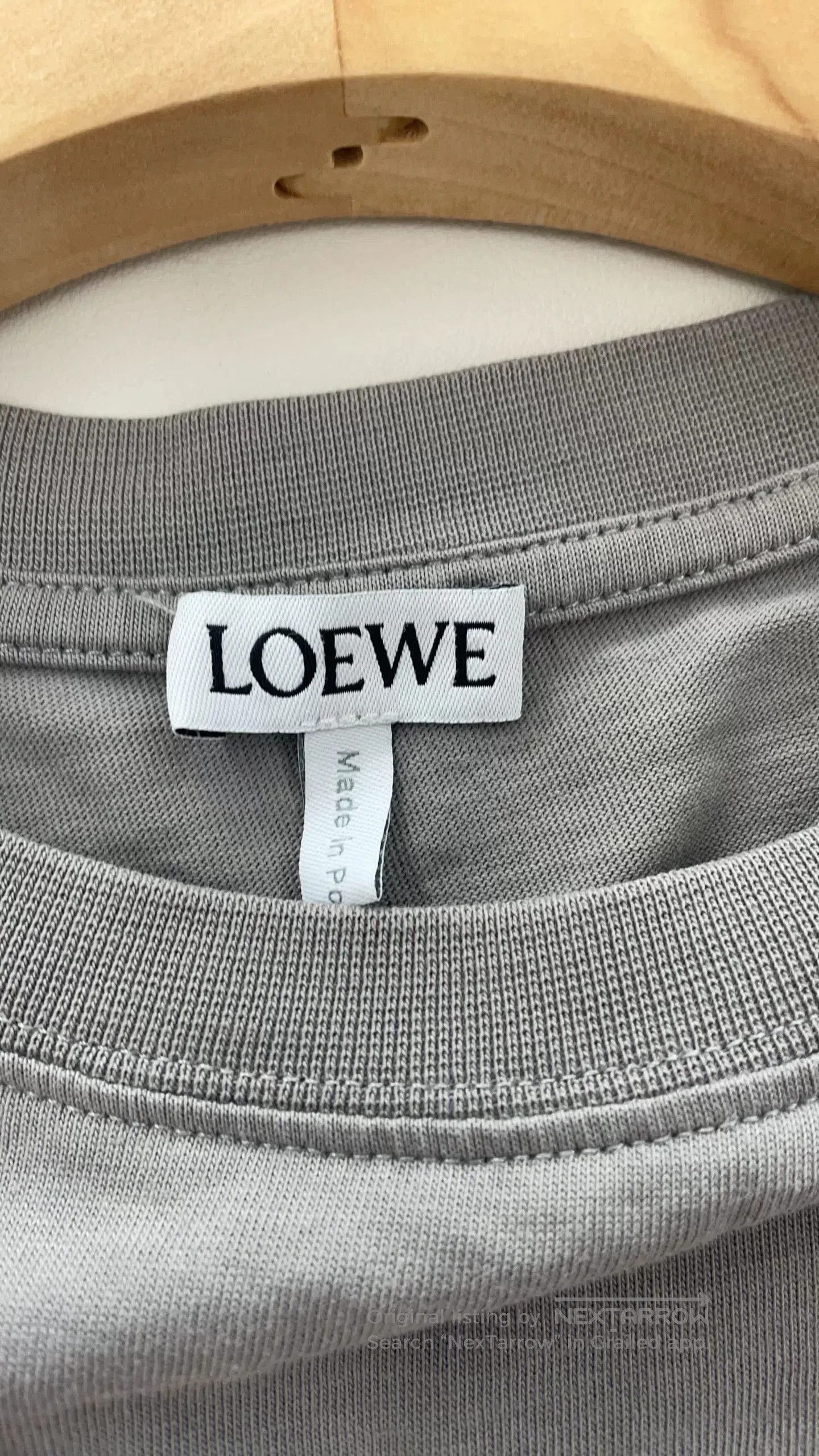 Loewe Loewe Gray Cotton Long-Sleeve T-Shirt. Size US M / EU 48-50 / 2 - 3 Thumbnail