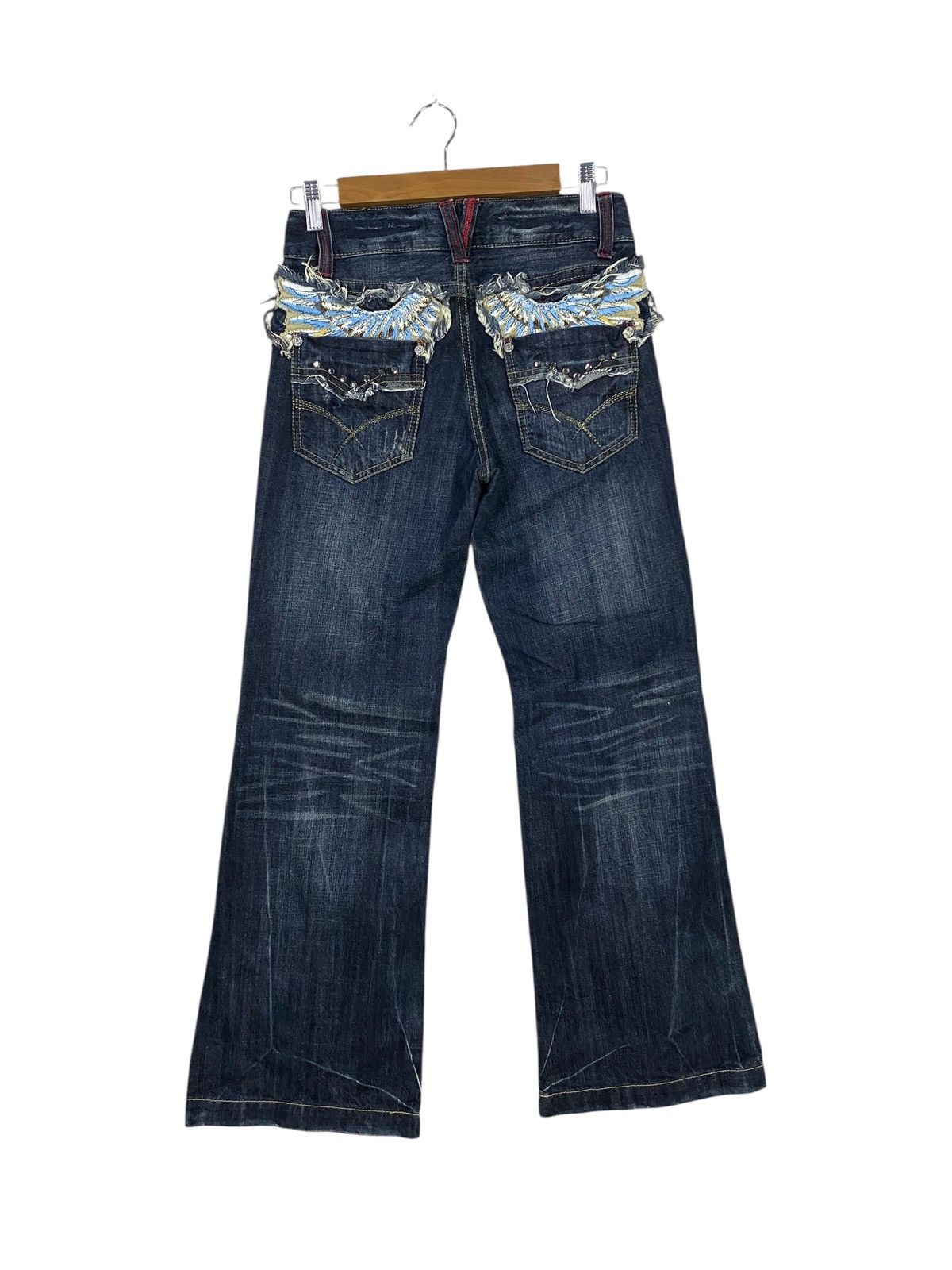 Japanase brand oririn gothic flared denim very rare