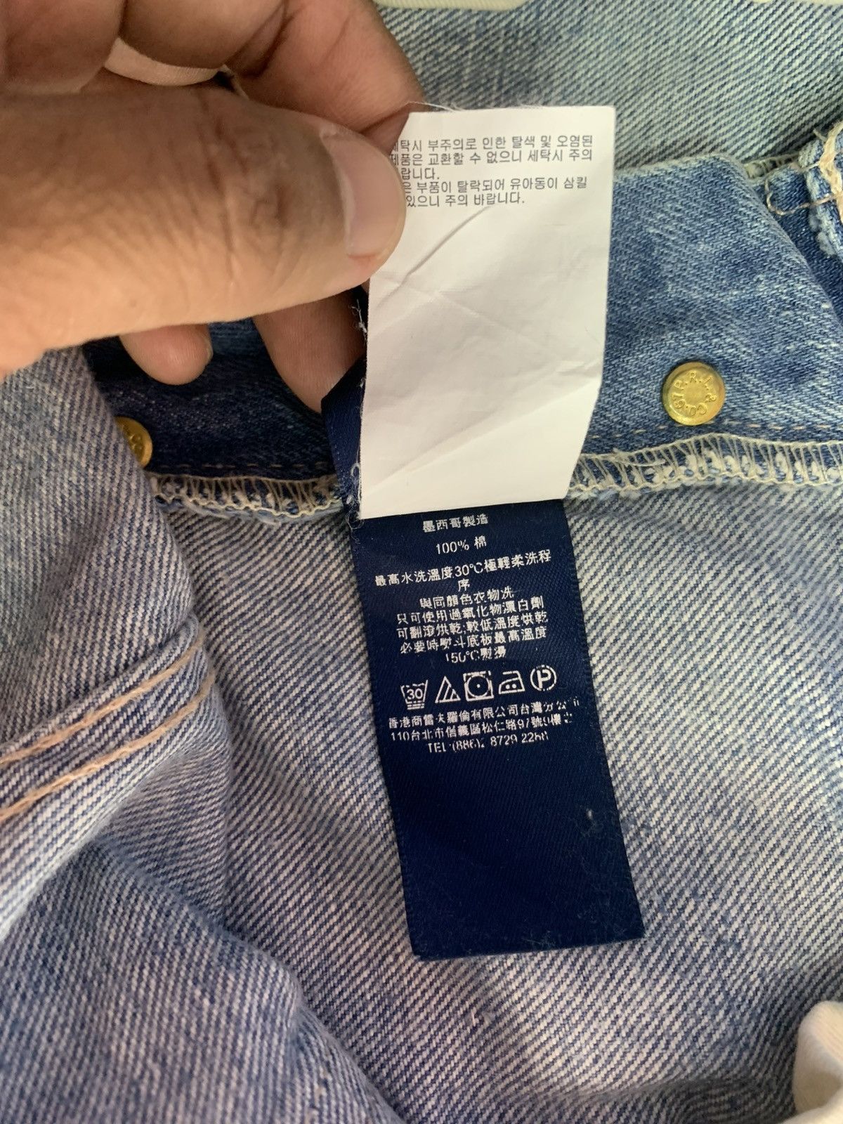 Polo Ralph Lauren VINTAGE 90’S POLO RALPH LAUREN PAINTER JEANS VARICK SLIM Size US 33 - 14 Thumbnail