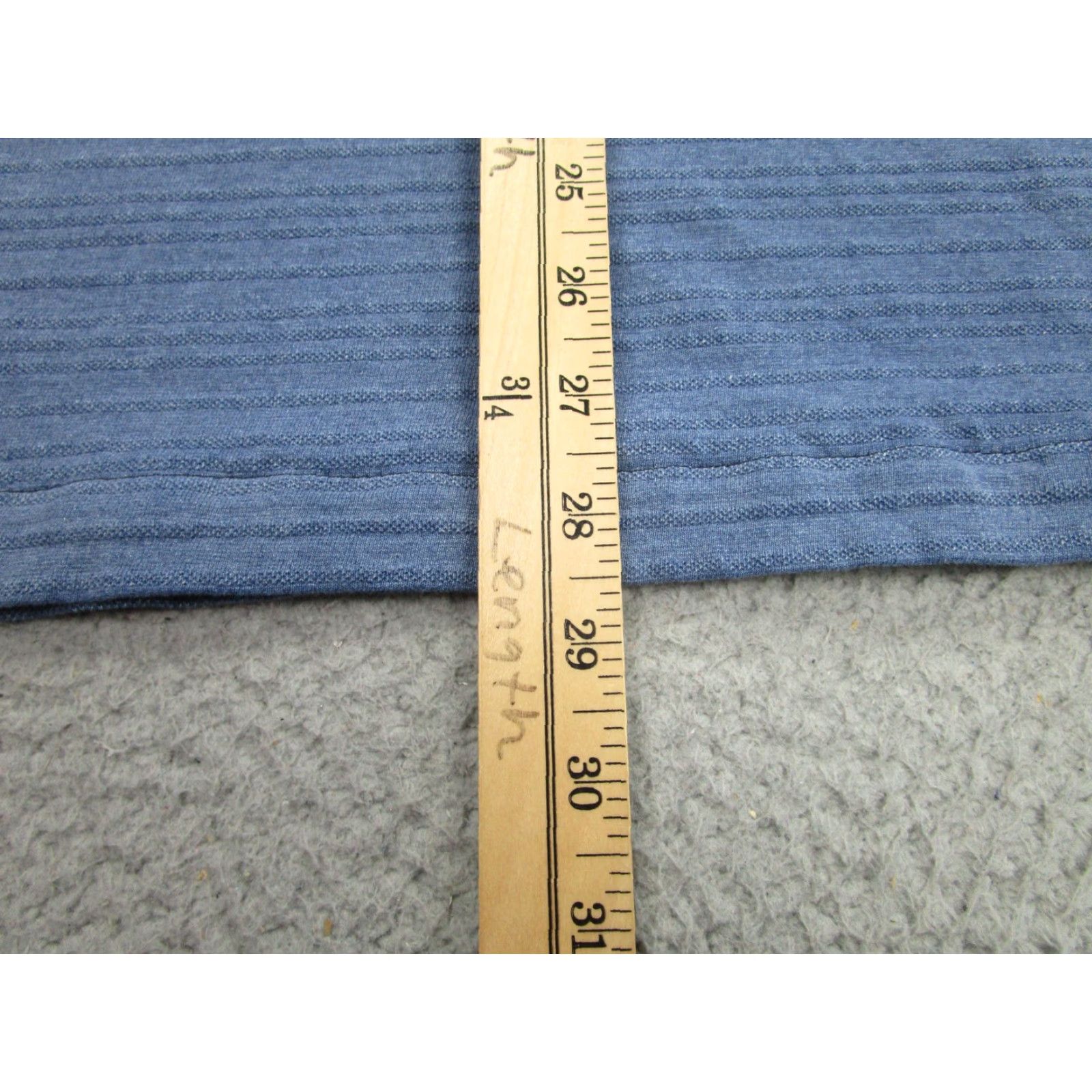 Carbon2Cobalt CARBON2COBALT Men's Large Blue Ombre Gradient Henley Long Sleeve Pocket Shirt Size US L / EU 52-54 / 3 - 7 Thumbnail