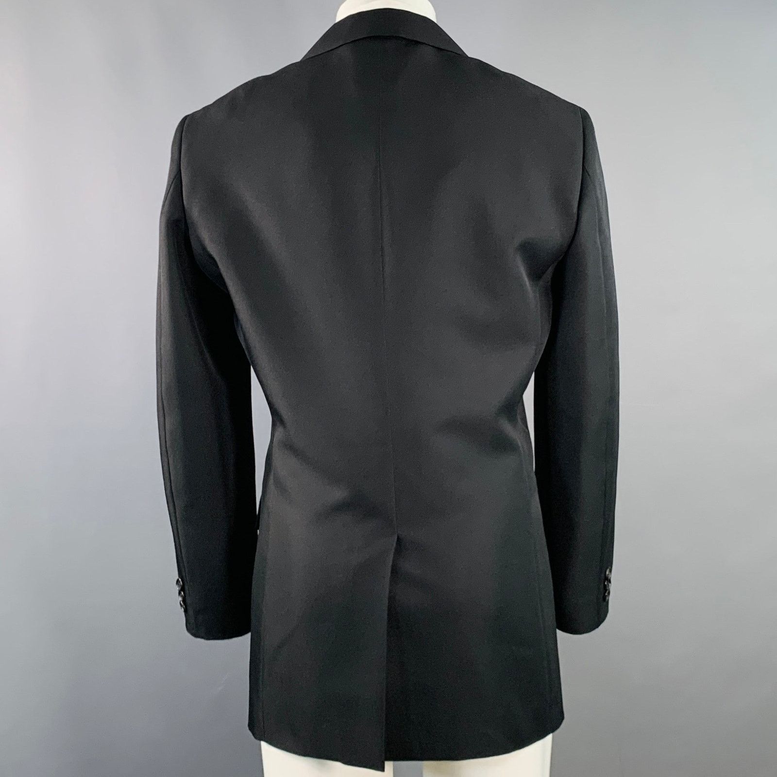 Comme des Garcons Homme Plus COMME des GARCONS HOMME PLUS Twill Wool Cutout Sport Coat Size 40S - 4 Thumbnail