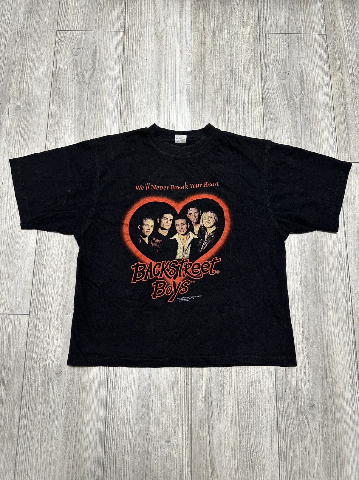 Band Tees 1996 Vintage Backstreet Boys Well Never Break Your Heart Tee Size US L / EU 52-54 / 3 - 1 Thumbnail