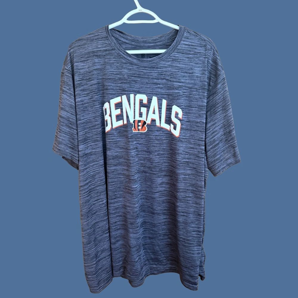 Nike Nike Cincinnati Bengals Football Shirt Mens 3XL Charcoal Gray Heather On Field Size US XXL / EU 58 / 5 - 1 Thumbnail