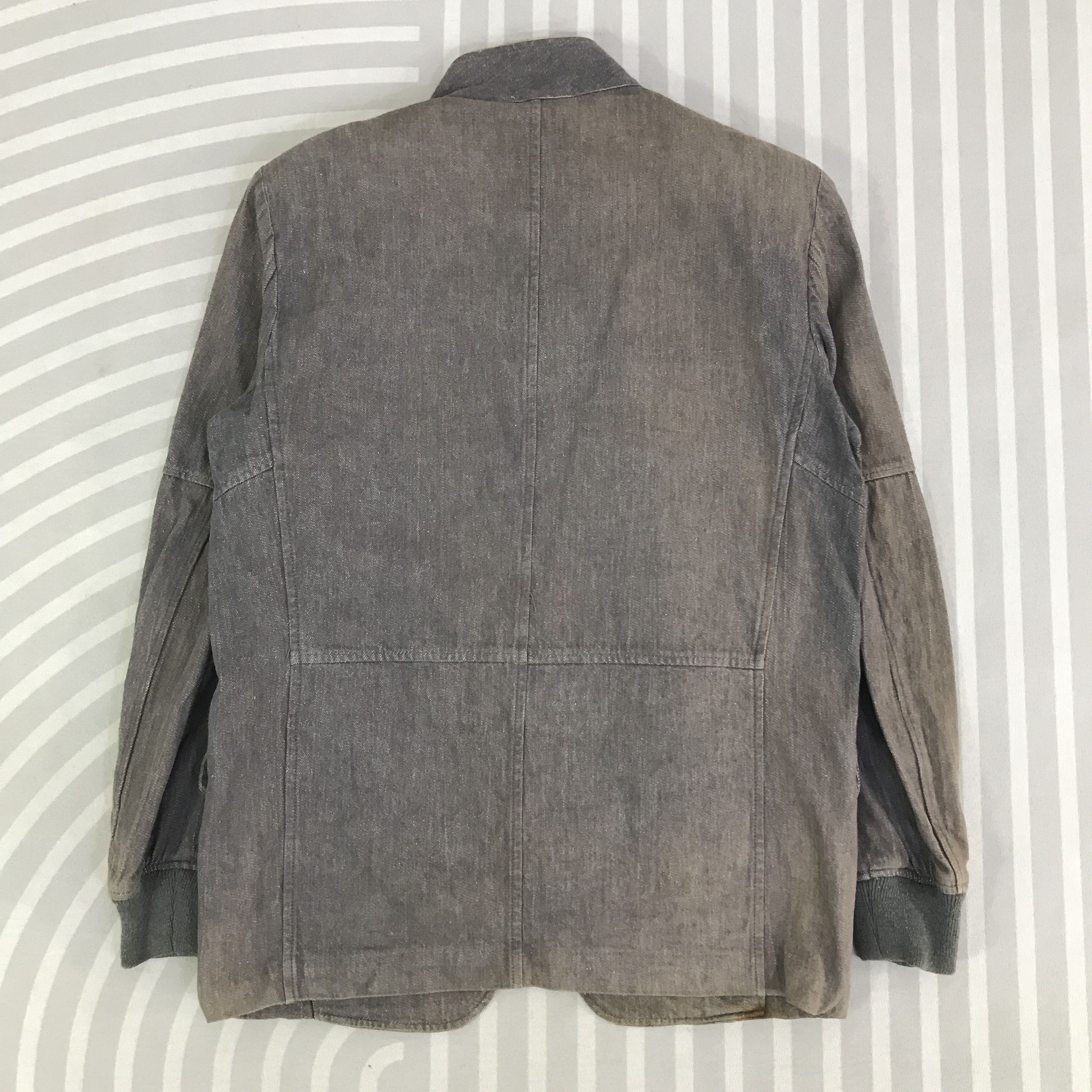 Comme des Garcons Homme Vintage Comme Des Garcons Homme Faded Jacket K115B1 Size US S / EU 44-46 / 1 - 3 Thumbnail