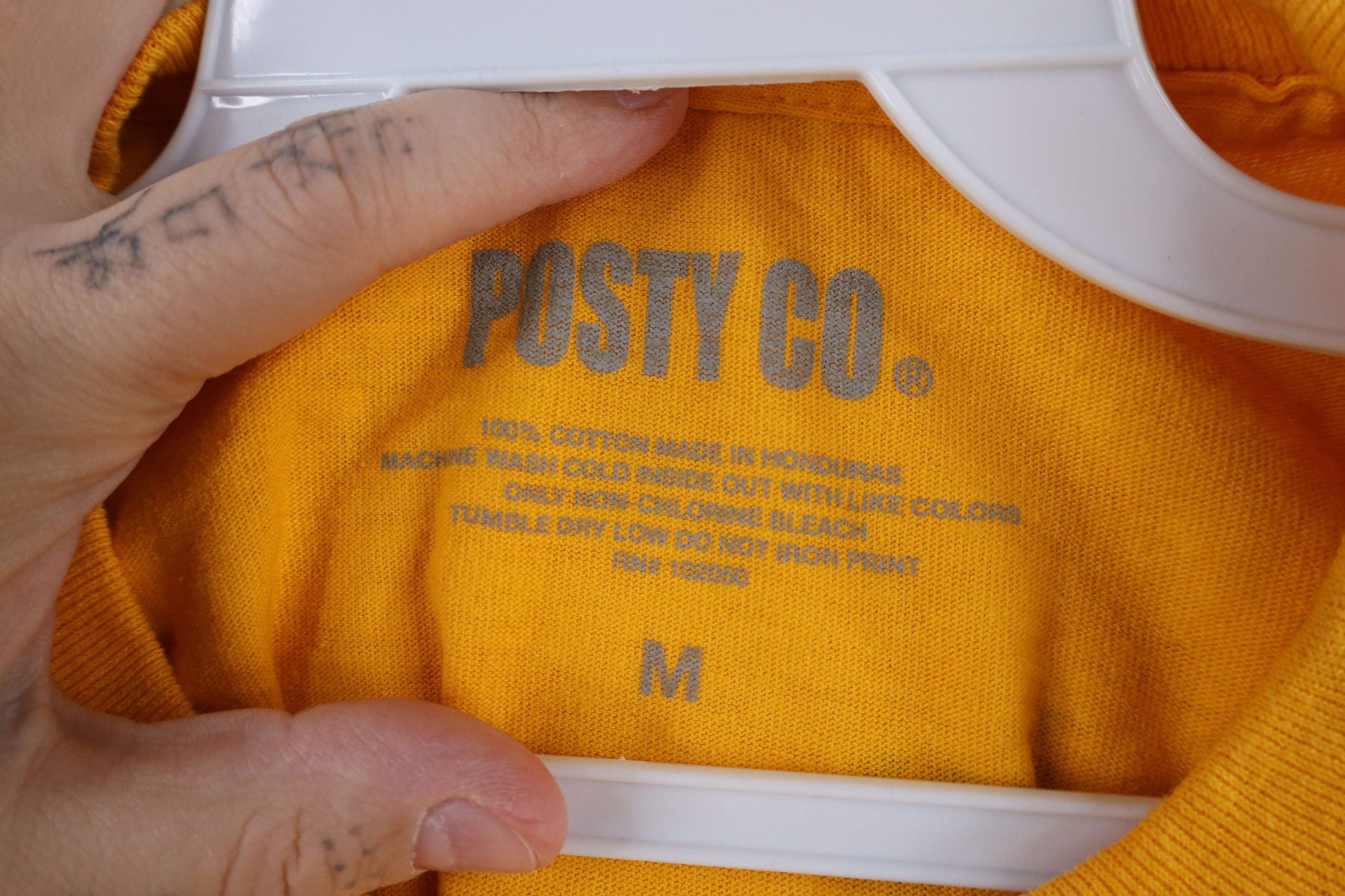 Vintage Vintage Y2K Posty Co 2018 Post Malone Long Sleeve T-Shirt Size US M / EU 48-50 / 2 - 9 Thumbnail