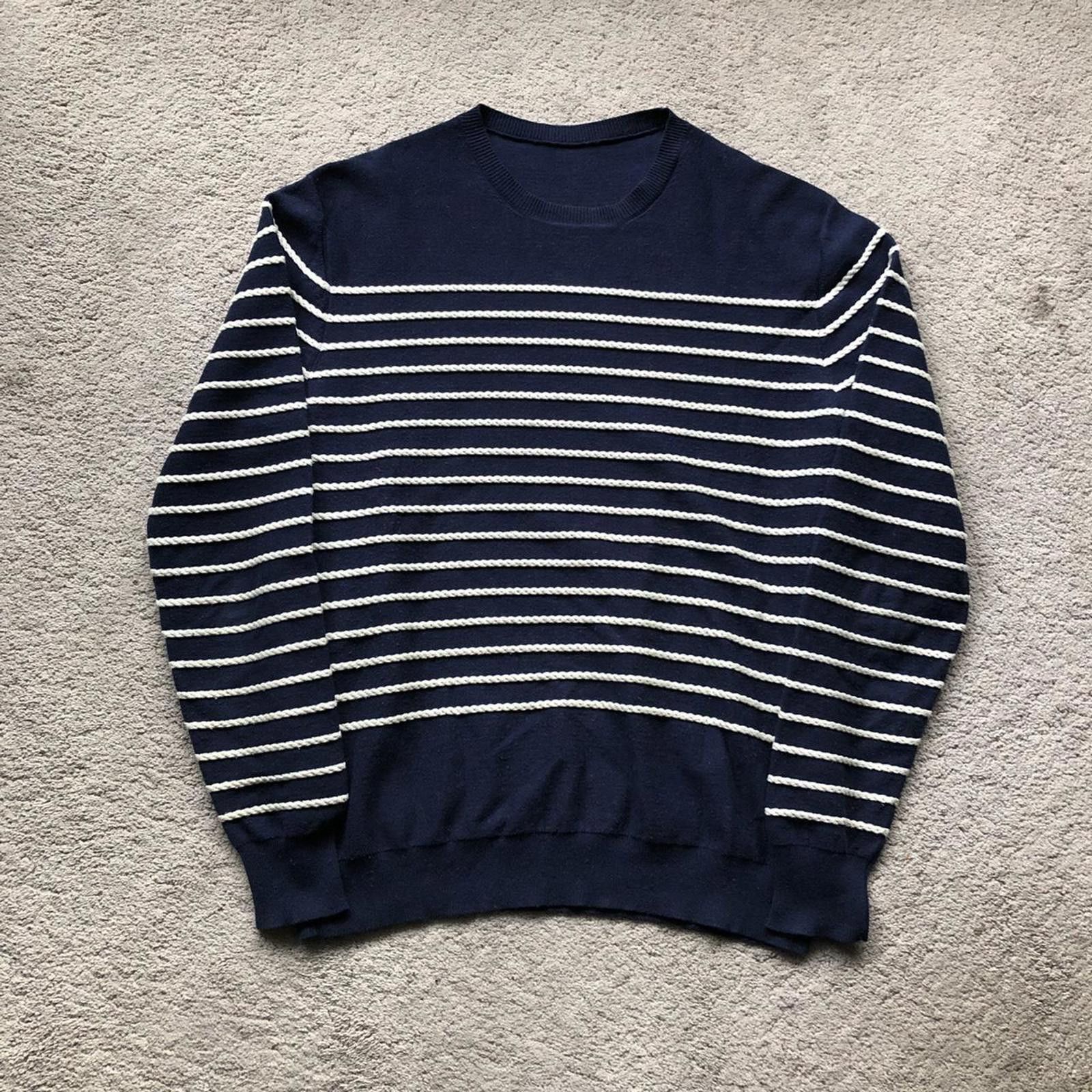 Dior Dior Homme Striped Rope Crewneck Size US M / EU 48-50 / 2 - 1 Thumbnail