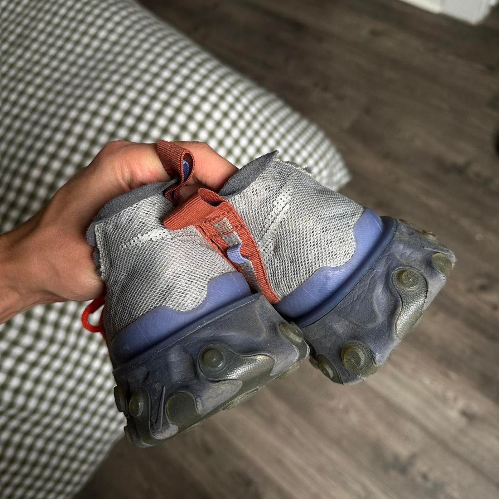Nike Nike Utility Tactical React ISPA WR Wolf Grey Sneakers Shoes Size US 10.5 / EU 43-44 - 5 Thumbnail