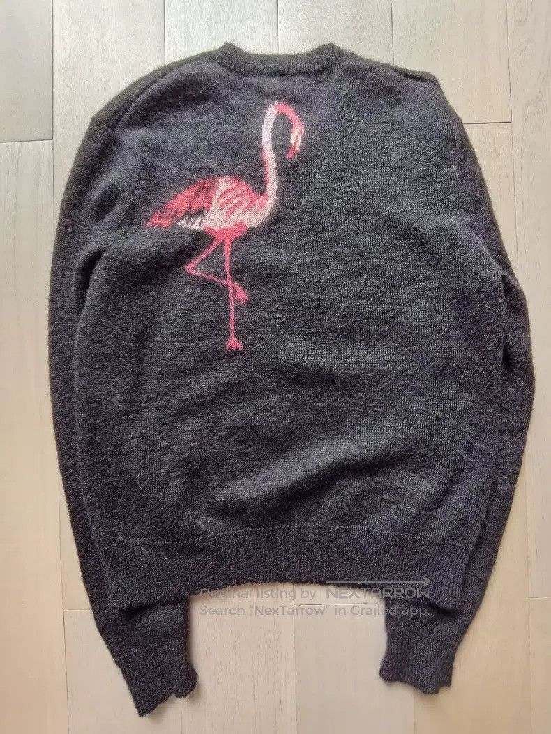Saint Laurent Paris Flamingo Knit Sweater