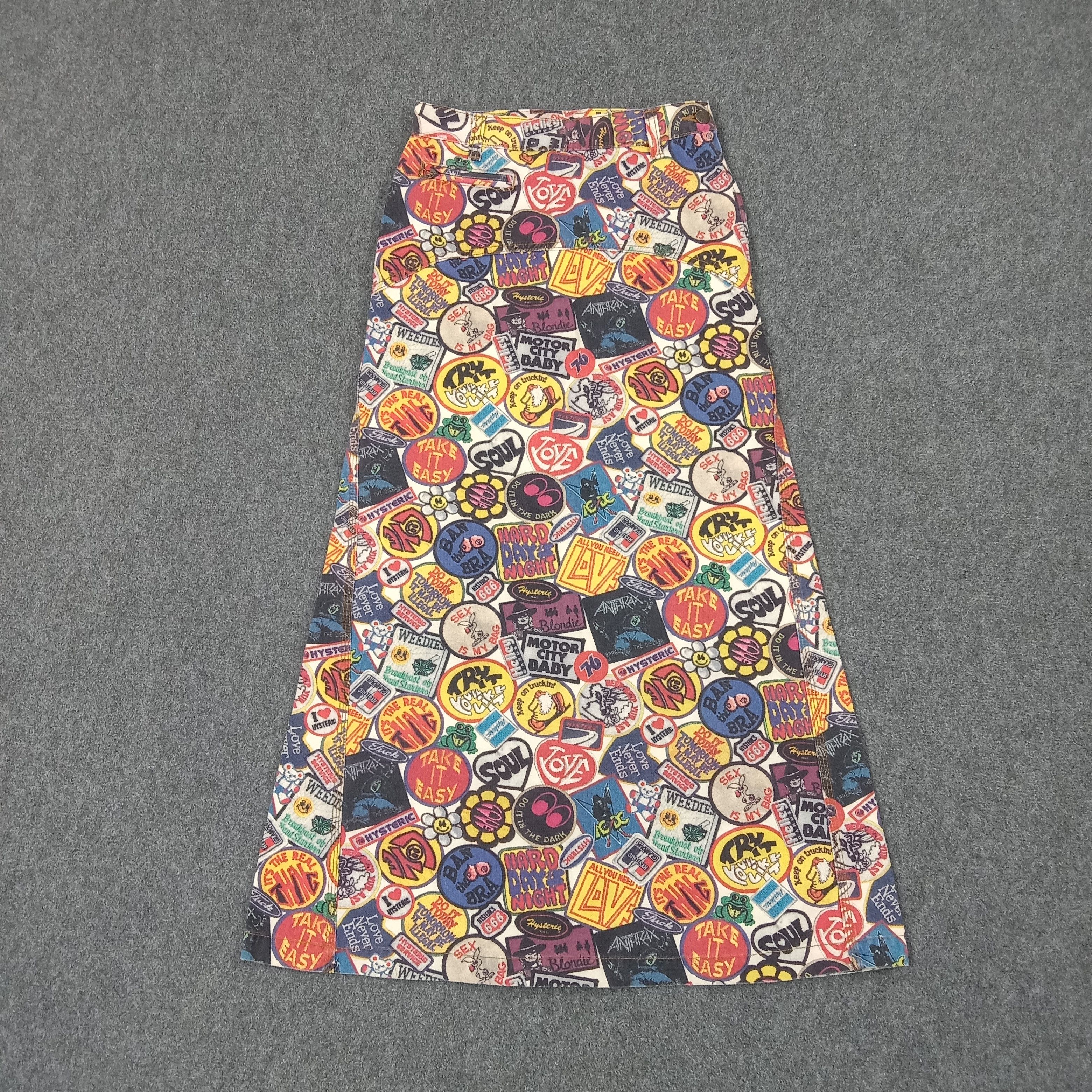 Hysteric Glamour Hysteric Glamour Japanese Brand Fullprint Skirts C235N15 Size 26" / US 2 / IT 38 - 4 Thumbnail