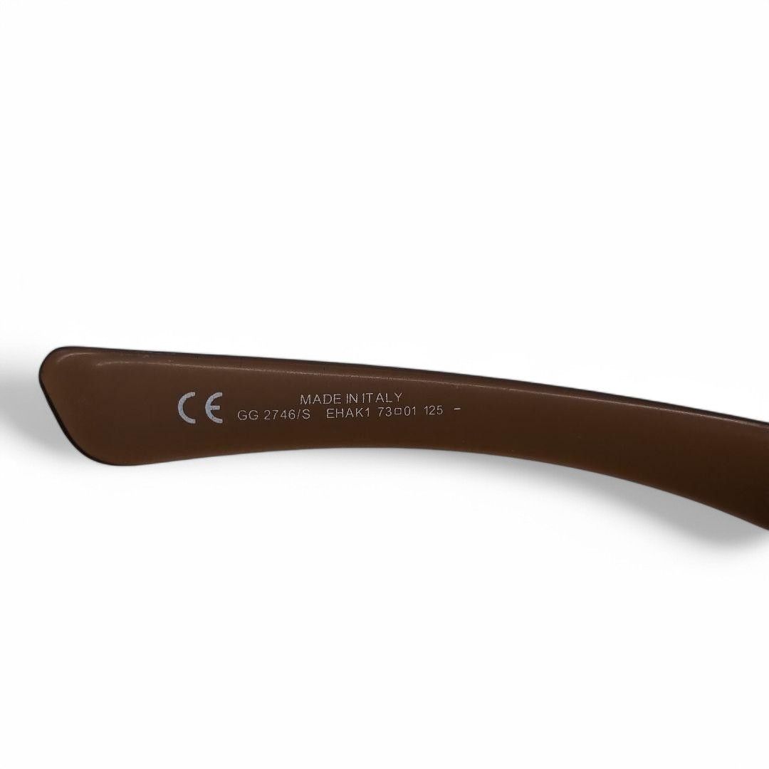 Gucci Gucci - Horsebit Sunglasses Faded Brown Shades Flora Size ONE SIZE - 5 Thumbnail