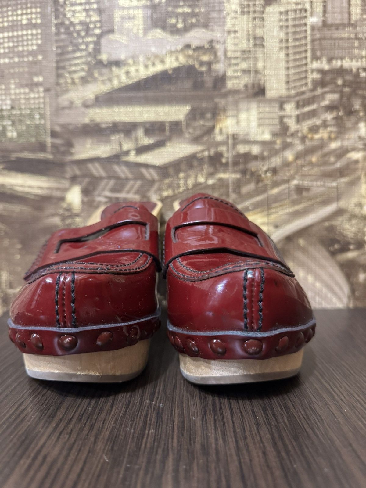 Miu Miu Miu Miu Women's Clogs Size 37 1/2 Made in Italy Size US 7.5 / IT 37.5 - 6 Thumbnail