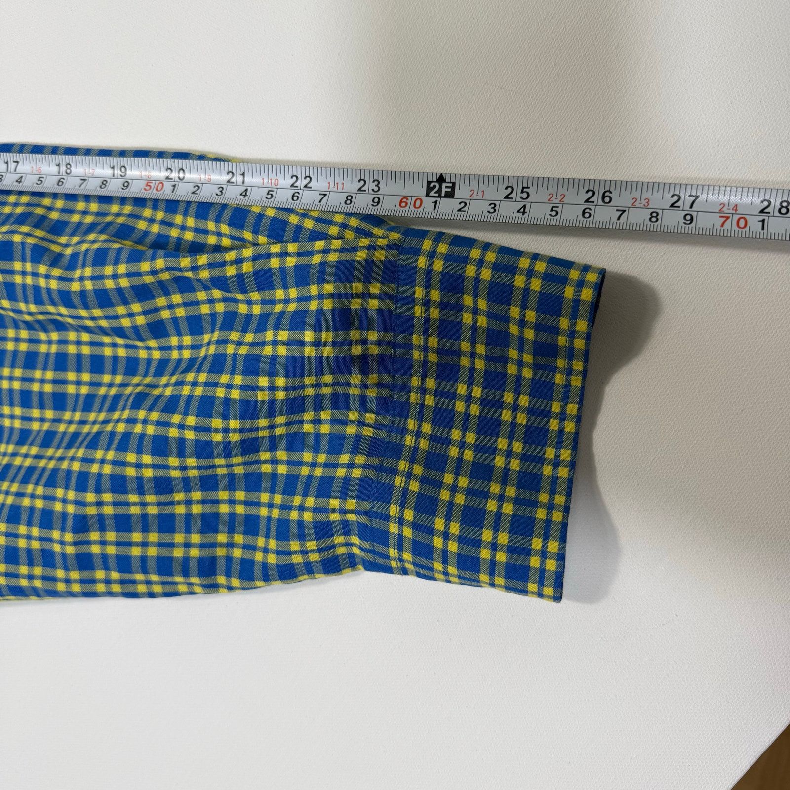 Southpole Southpole Plaid Button Down Shirt Blue Yellow XXL Y2K Size US XXL / EU 58 / 5 - 7 Thumbnail