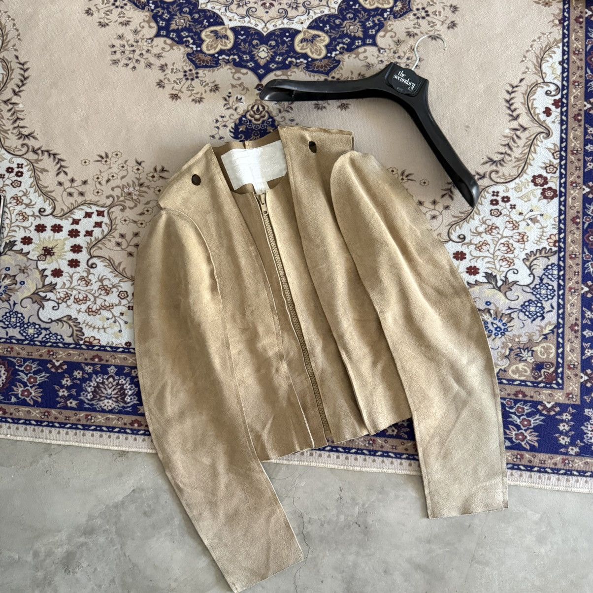 Maison Margiela Maison Margiela X H&M Suede Flat Pattern Cut Jacket Size S / US 4 / IT 40 - 13 Thumbnail
