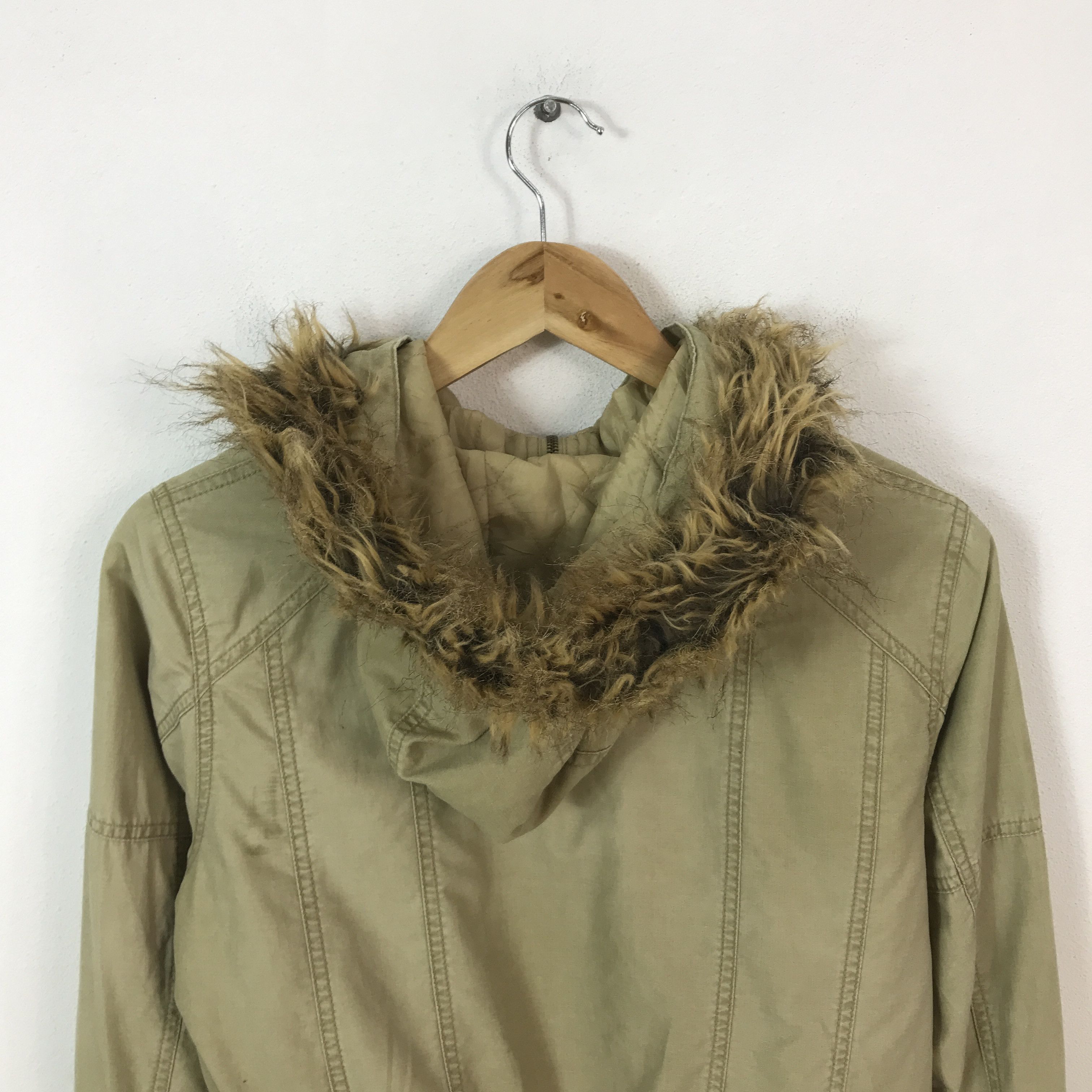 Japanese Brand Vtg Japanese brand fur hoodie M-II jacket K61B18 Size US L / EU 52-54 / 3 - 4 Thumbnail