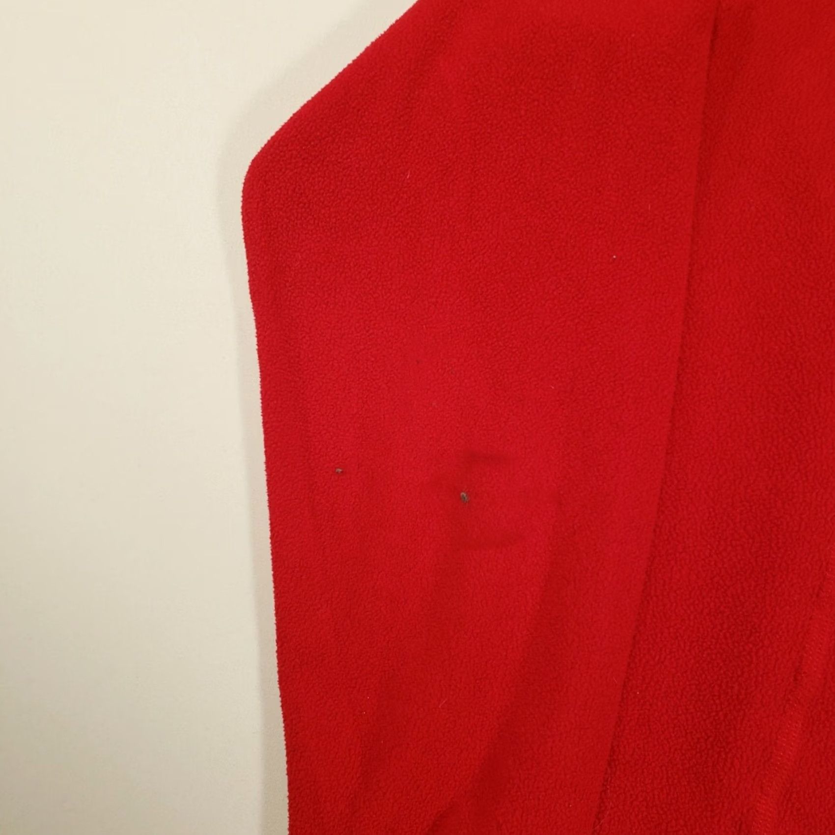 Vintage L.L. Bean Sweatshirt Womens M Medium Red Pullover 1/4 Zip Long Sleeves Fleece Size M / US 6-8 / IT 42-44 - 4 Thumbnail
