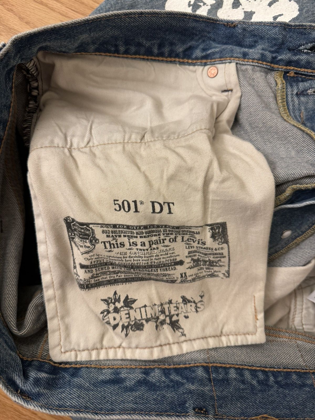DENIM TEARS Denim Tears Cotton Wreath 501 Levi’s Jeans Size US 38 / EU 54 - 5 Thumbnail
