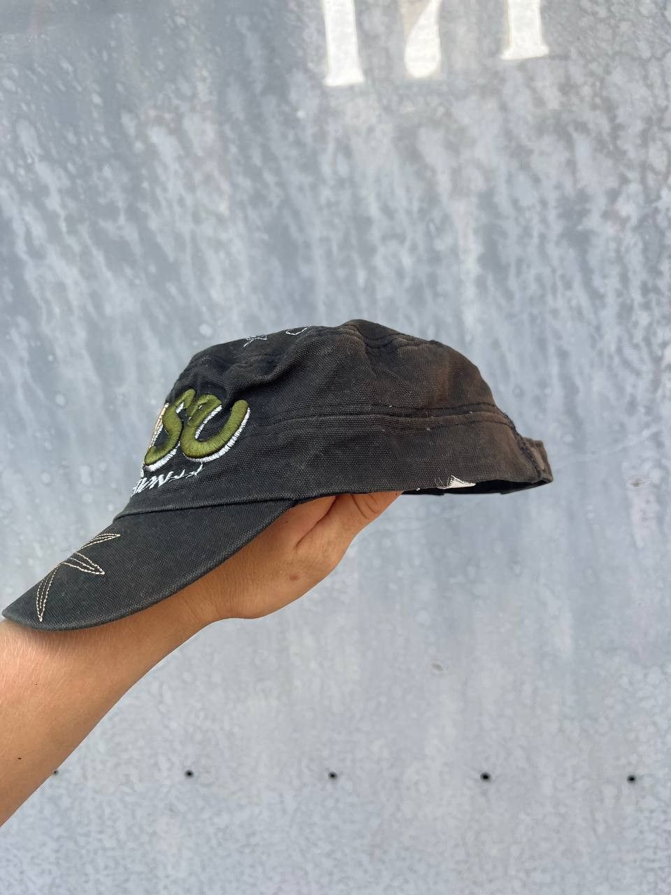 Japanese Brand Evisu Japanese distressed hat cap Size ONE SIZE - 3 Thumbnail