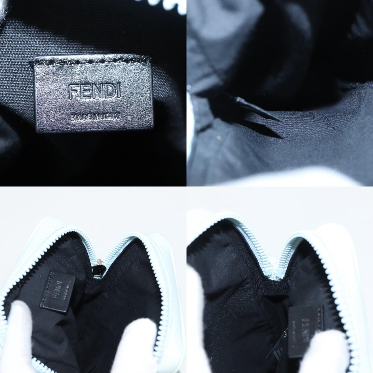 Fendi FENDI Shoulder Bag Nylon Light Blue Silver Size ONE SIZE - 12 Thumbnail