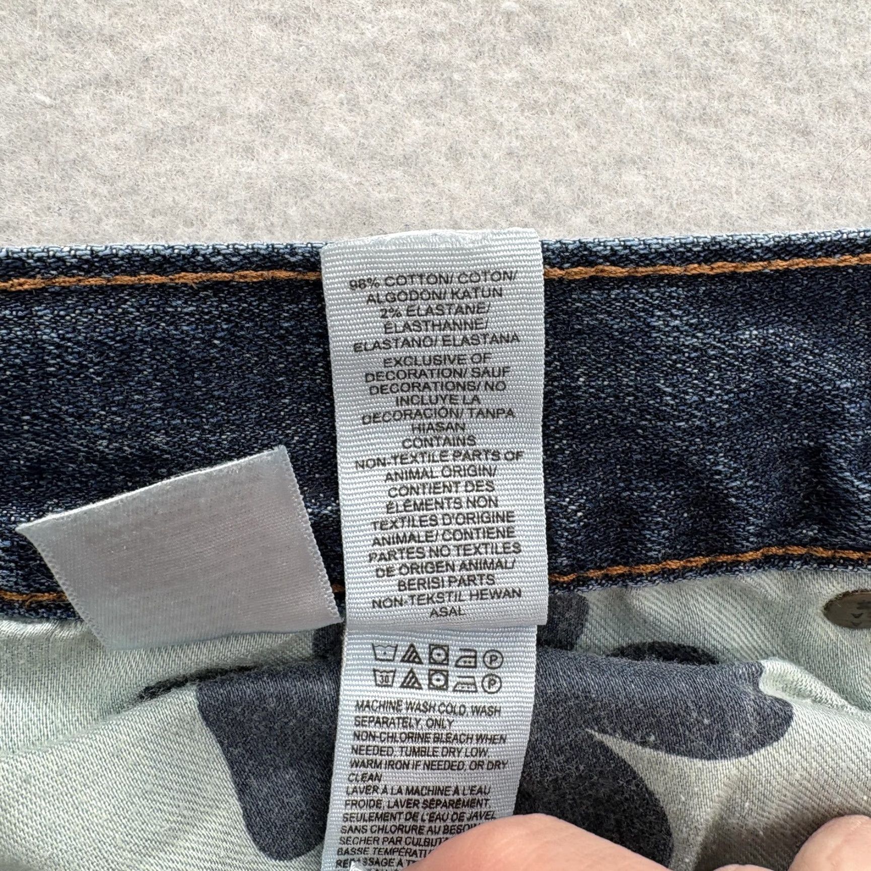 Lucky Brand Lucky Brand 221 Original Straight Jeans Mens 30x32 Medium Blue Stretch Denim Size US 30 / EU 46 - 6 Thumbnail