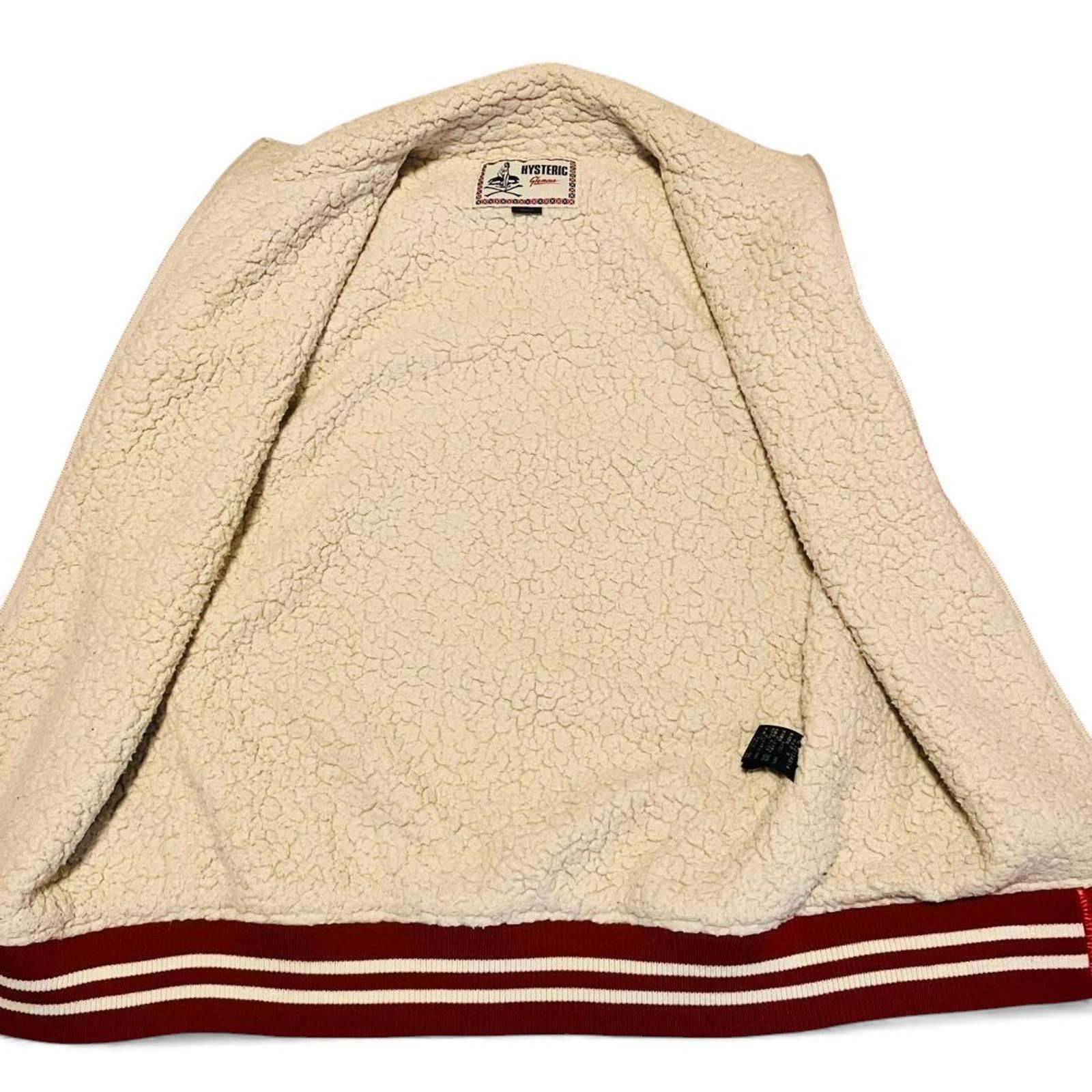 Hysteric Glamour Hysteric Glamour - S Red Satin Bomber Jacket with Sherpa Size US S / EU 44-46 / 1 - 3 Thumbnail