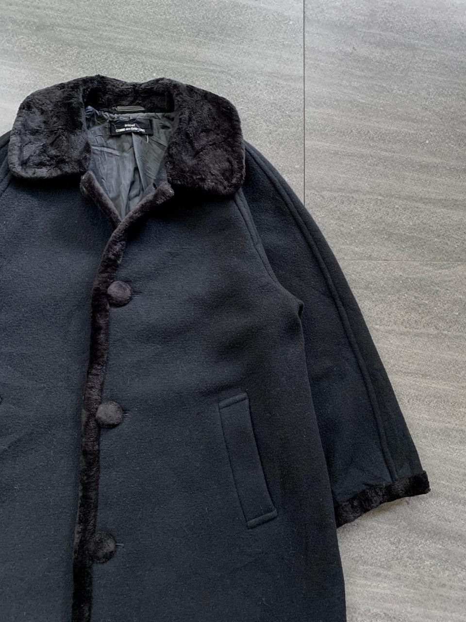 Comme des Garcons FREE TAX! 1991 Heavy Wool Fur Collared Coat Jacket Size US M / EU 48-50 / 2 - 2 Thumbnail