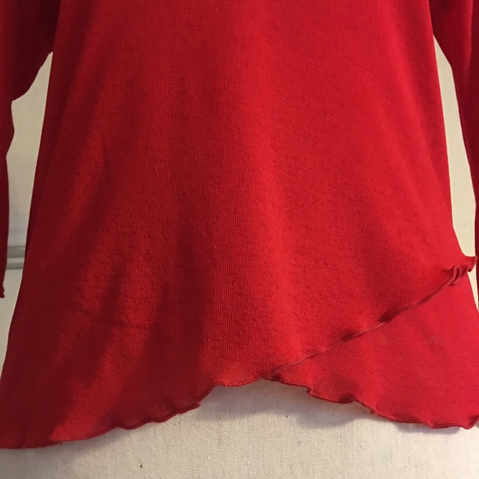 Other JKLA red stretchy 3/4 Sleeve Top NWOT M Size M / US 6-8 / IT 42-44 - 3 Thumbnail