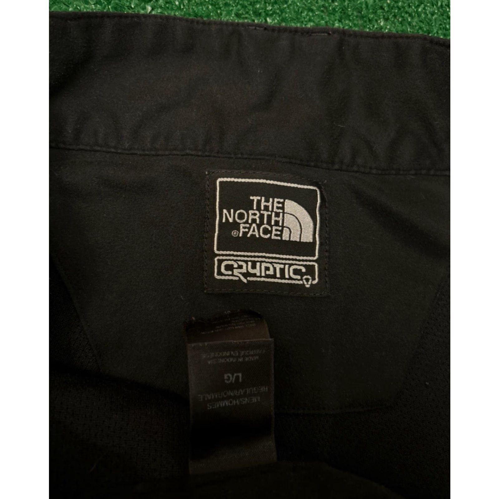 The North Face VINTAGE The North Face Cryptic Cargo Shorts Mens L Black MTB Lined Downieville Size US 33 - 3 Thumbnail
