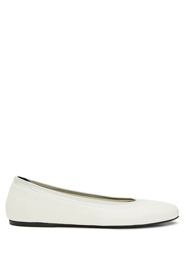 Loulou de Saison o1s22i1n1024 Frano Ballet Flats in White Size US 7 / IT 37 - 1 Thumbnail