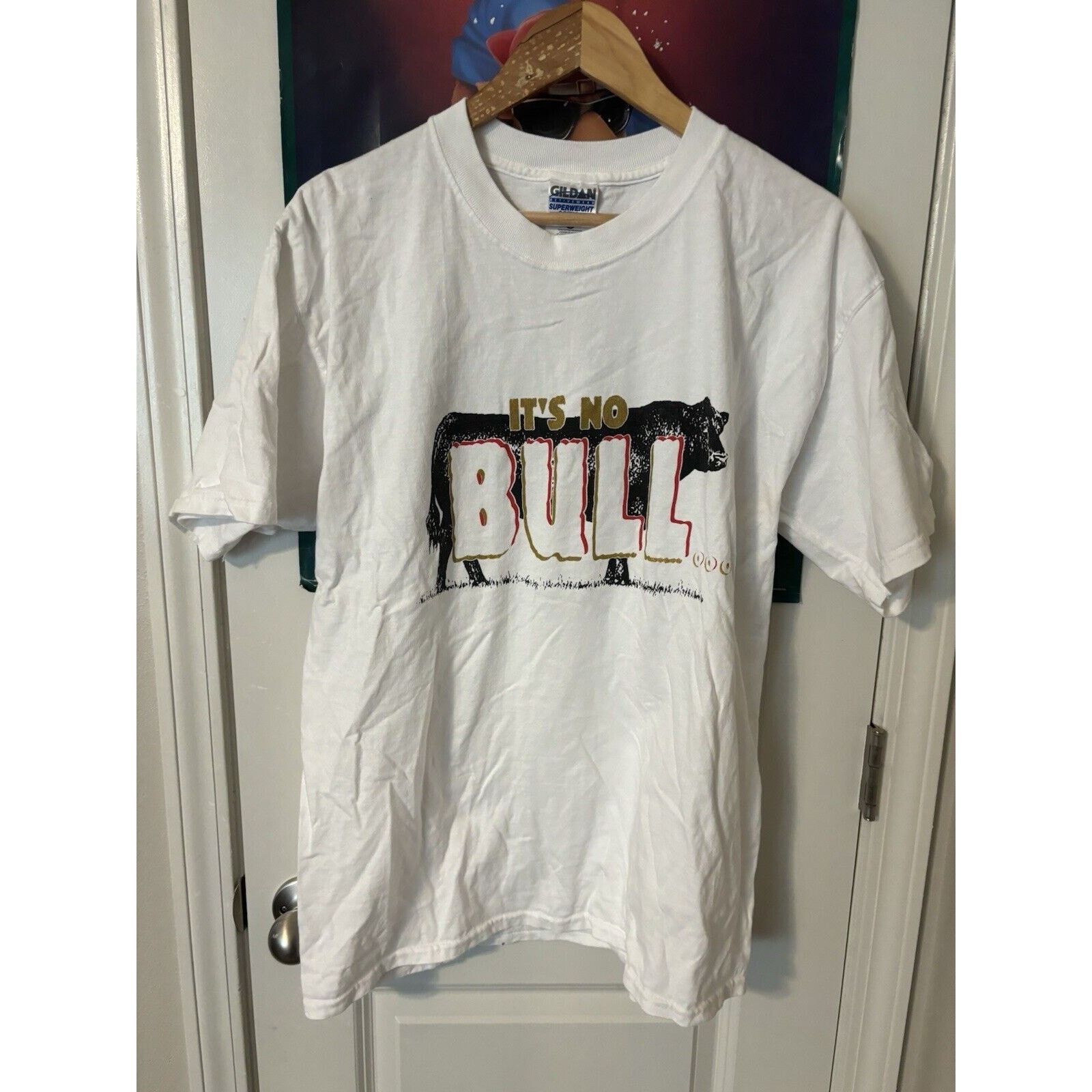 Other Vintage Its no Bull White Black Angus Beef T-shirt Size L Size US L / EU 52-54 / 3 - 2 Thumbnail