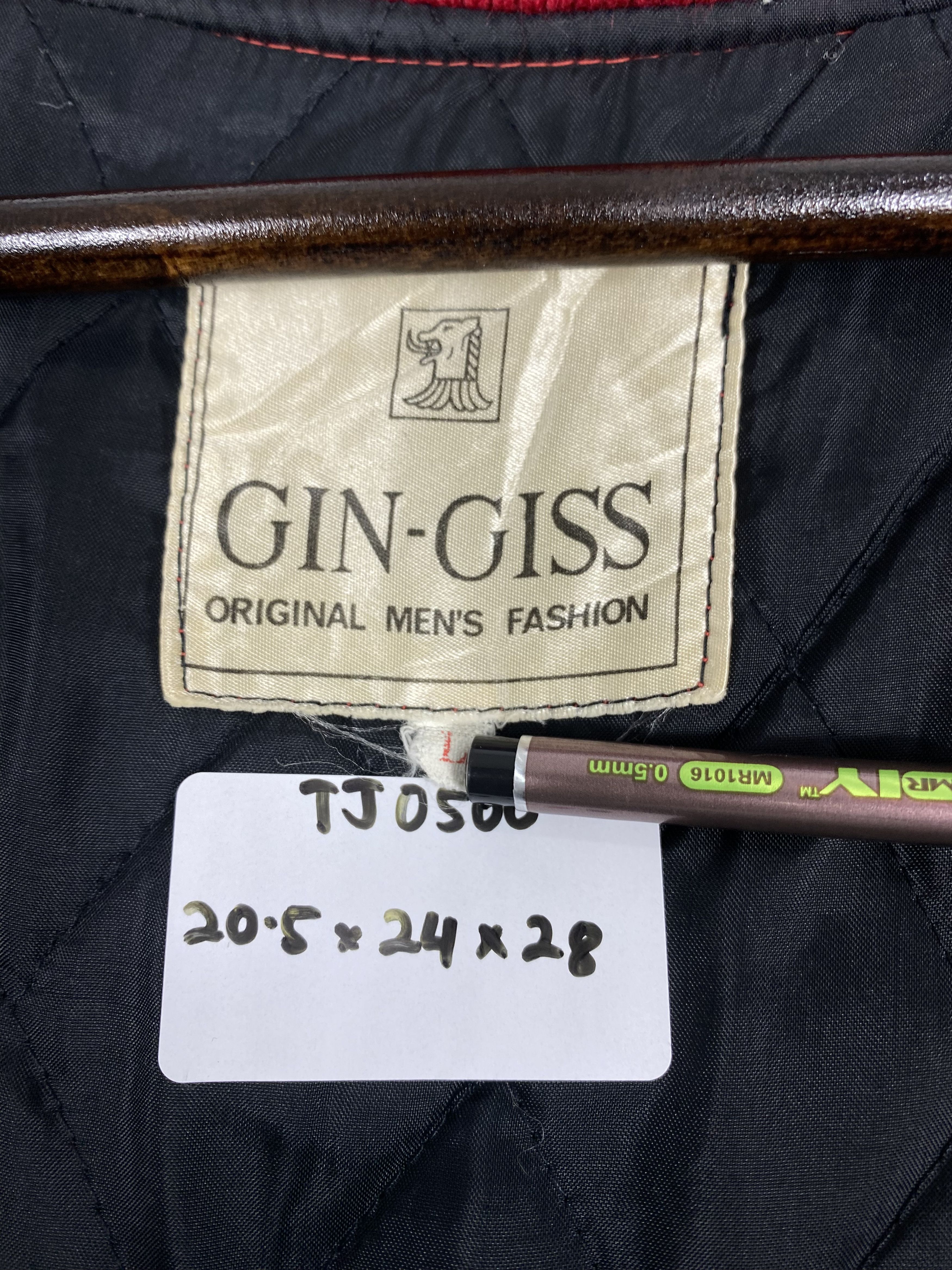 Japanese Brand Vintage Gin-Giss Wool Flannel Quilted Lining Bombers Jacket Size US L / EU 52-54 / 3 - 8 Thumbnail